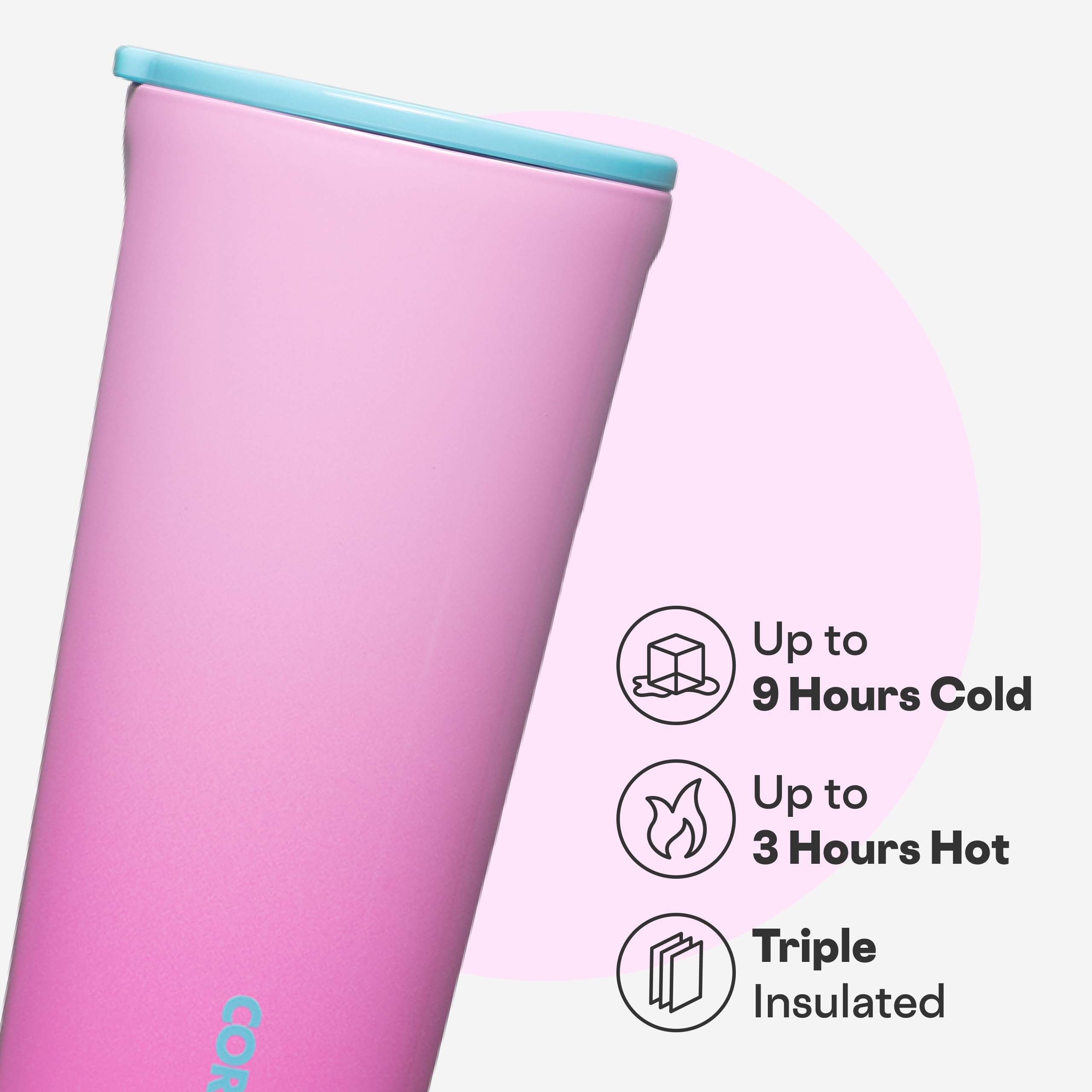 corkcicle-classic-tumbler-24-oz-pink-pop-triple-insulated-stainless-steel-with-s image 3