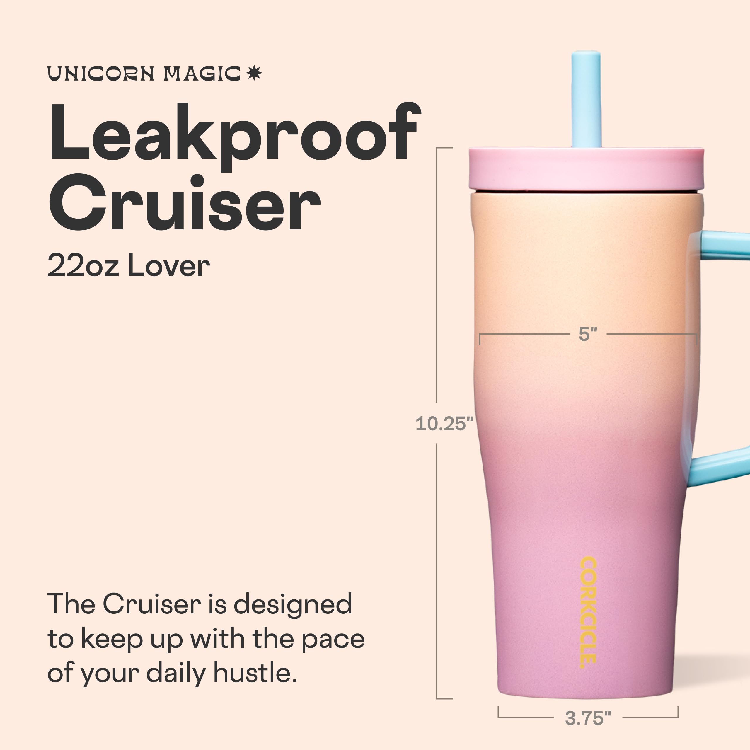 corkcicle-cruiser-insulated-tumbler-with-handle-straw-22-oz-lover image 2