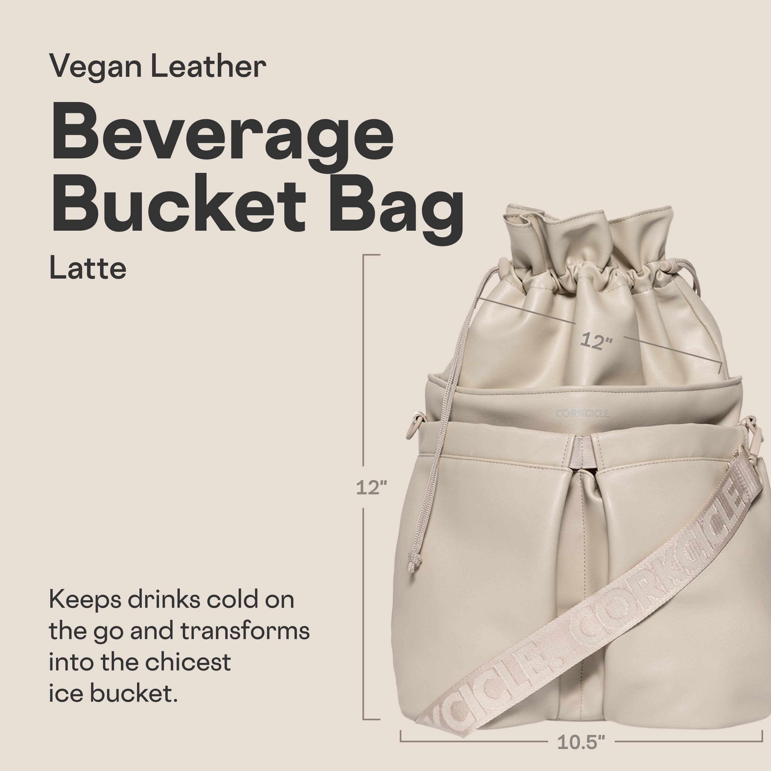 corkcicle-beverage-bucket-cooler-bag-10-5x12-sage-mist image 2