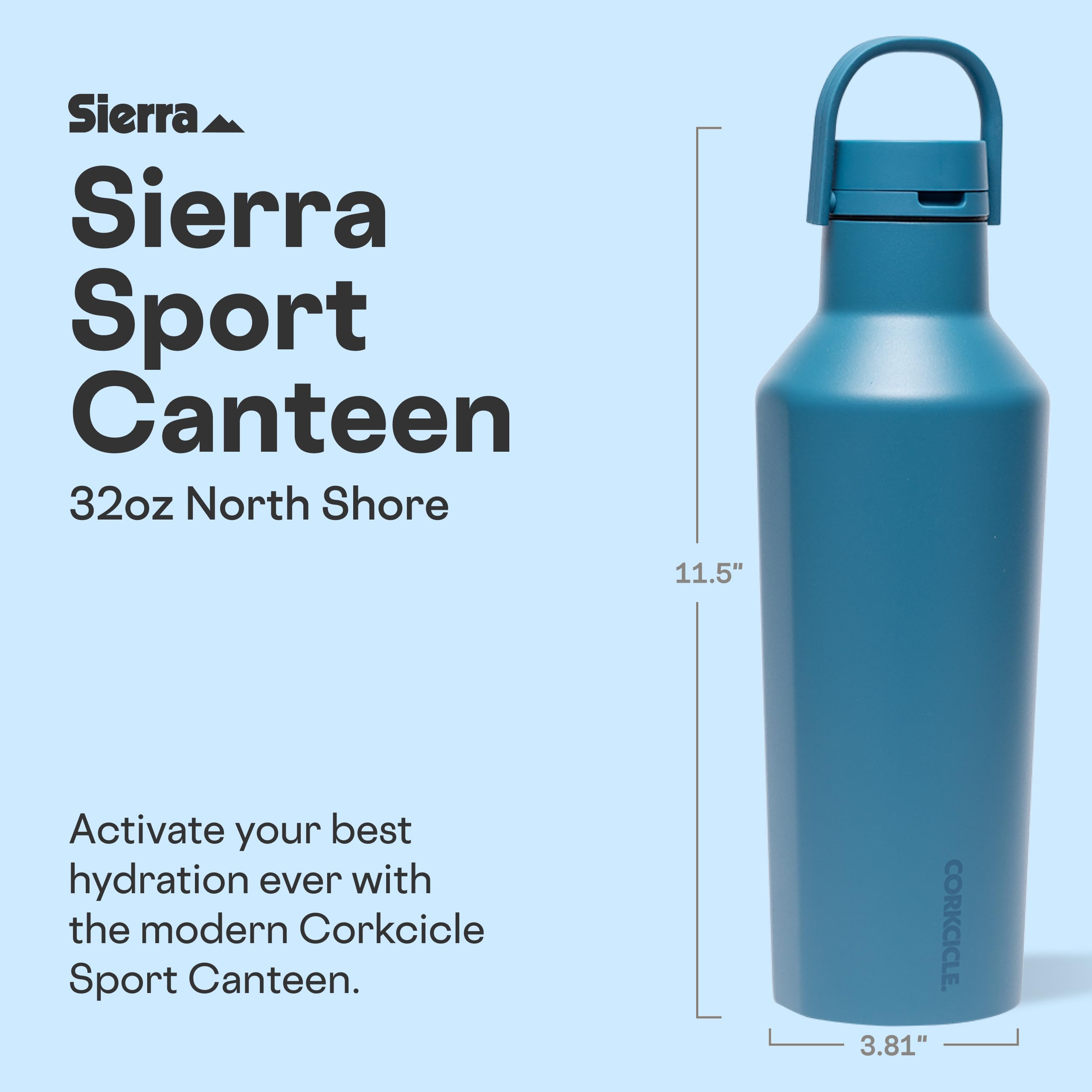corkcicle-classic-sport-canteen-32-oz-triple-insulated-insulated-water-bottle-wi image 2