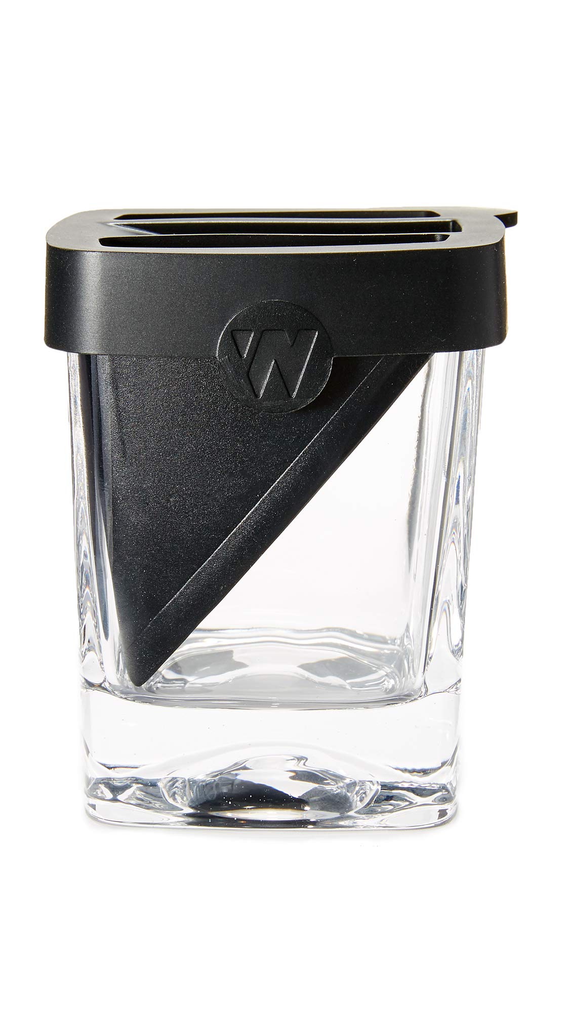 corkcicle-whiskey-wedge-9-oz-old-fashioned-glass-with-silicone-ice-mold-for-bour image 1
