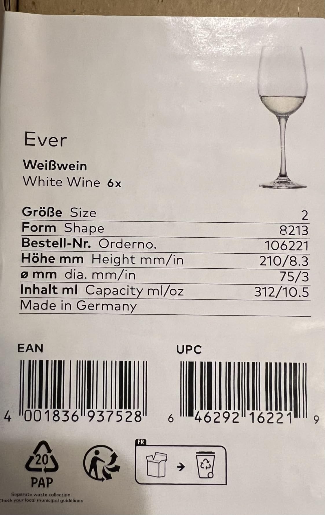 Excellent quality glasses