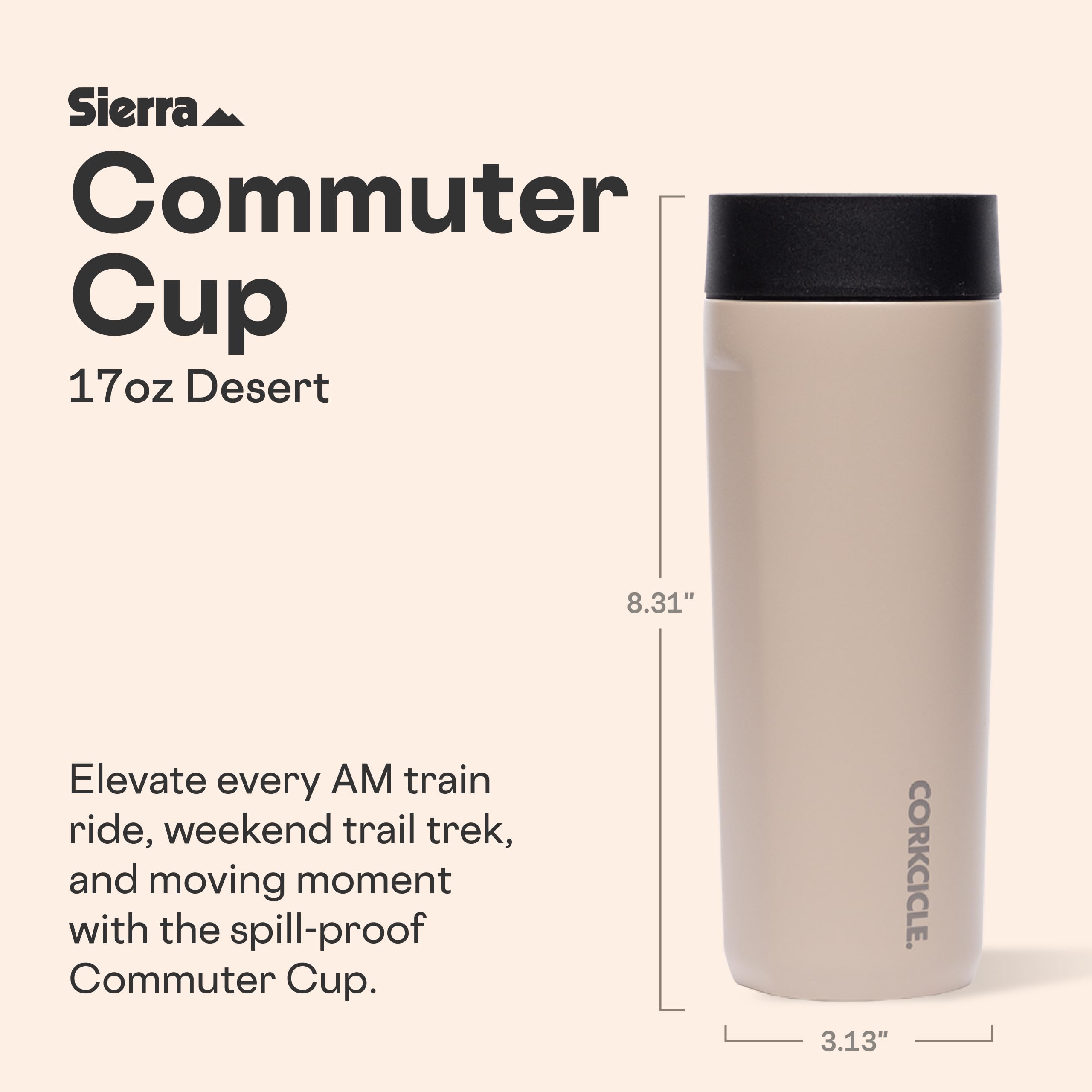 corkcicle-commuter-cup-17-oz-insulated-stainless-steel-travel-mug-with-leakproof image 2