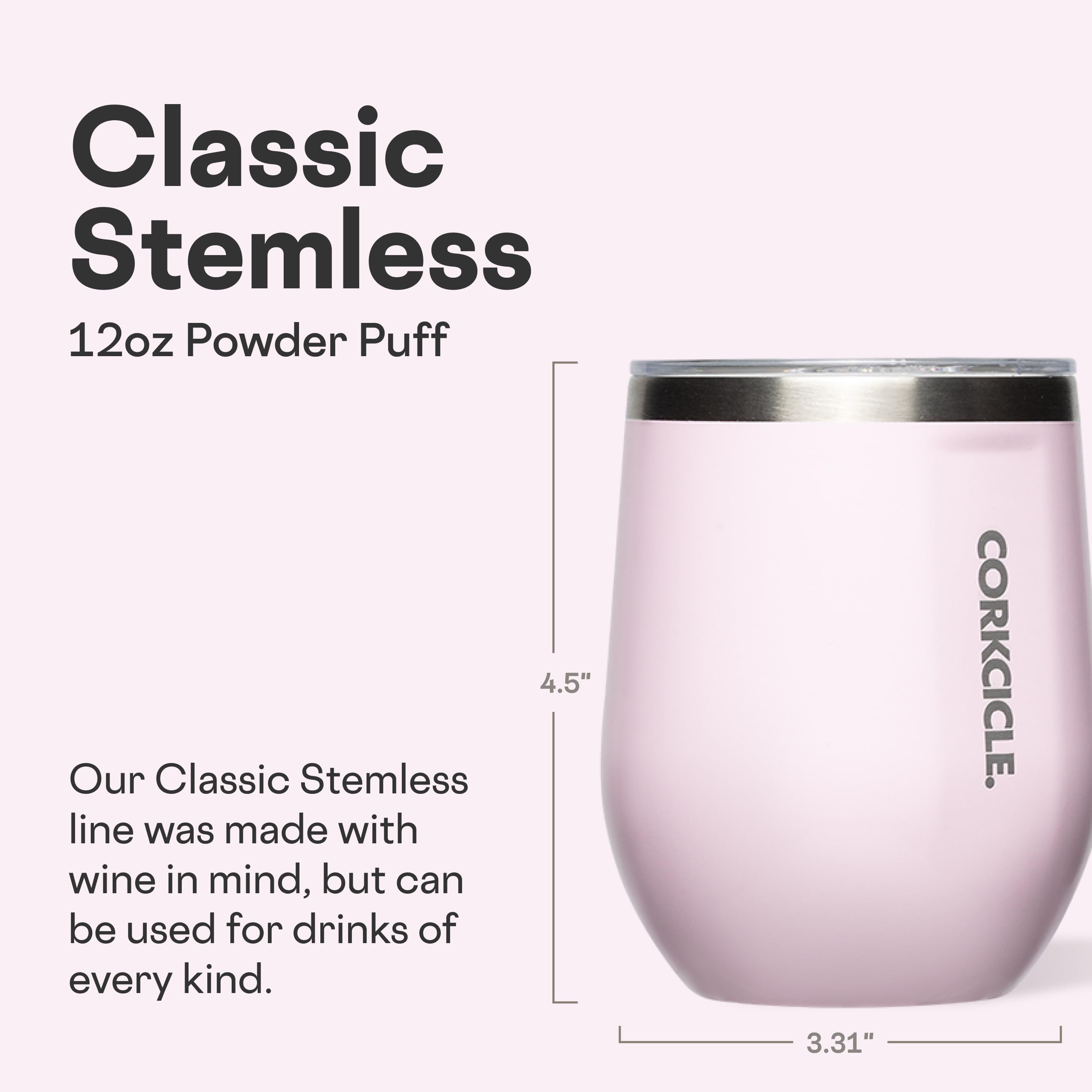 corkcicle-stemless-wine-tumbler-12-oz-powder-puff image 2