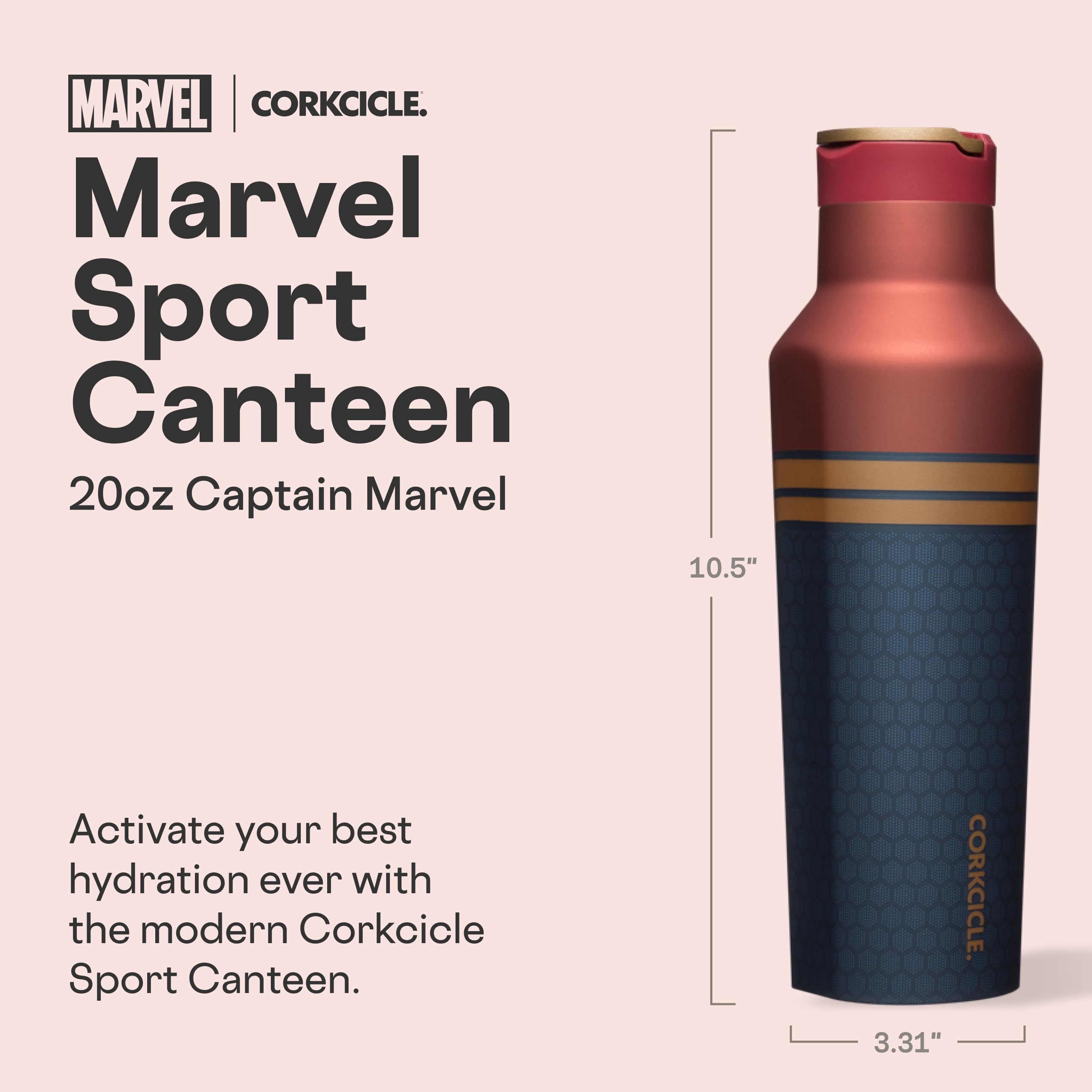 corkcicle-marvel-sport-canteen-captain-america-20-oz-triple-insulated-stainless- image 2