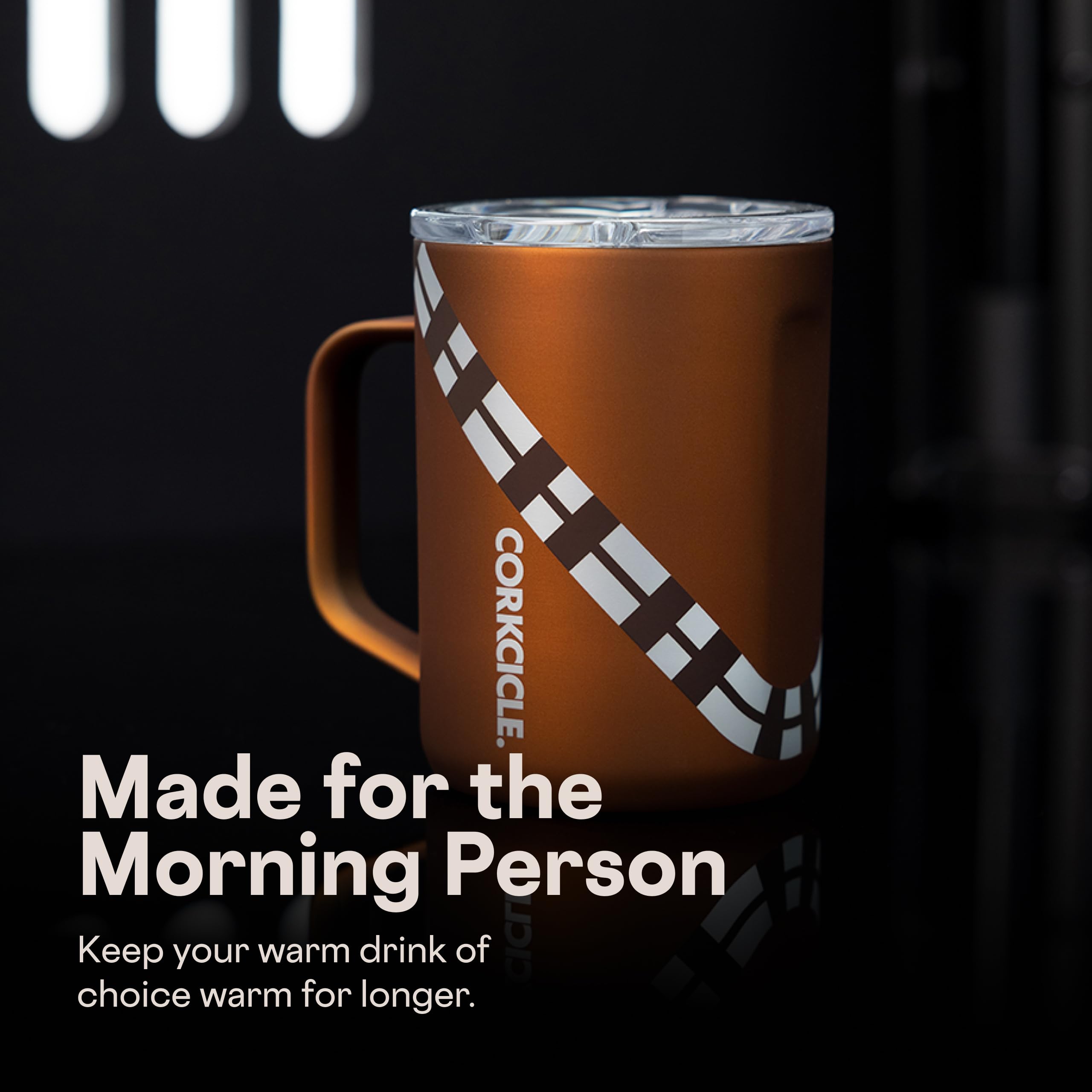 corkcicle-classic-coffee-mug-16-oz-chewbacca-triple-insulated-stainless-steel-tr image 6