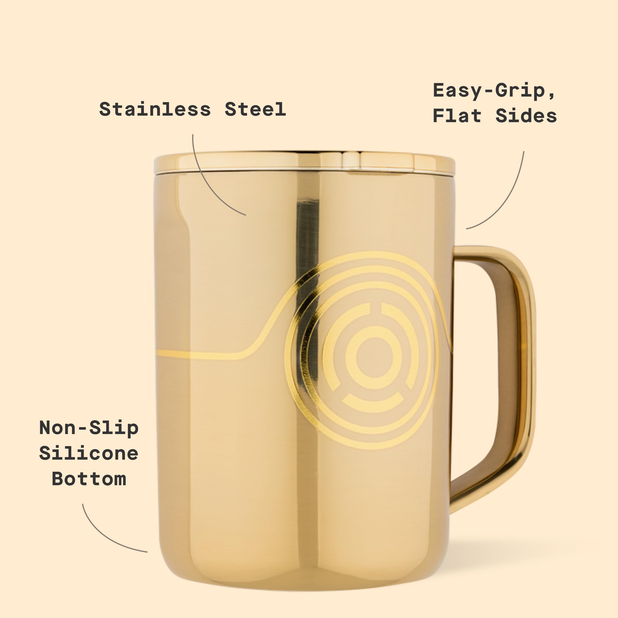 corkcicle-star-wars-c-3po-insulated-coffee-mug-16-oz-gold-travel-mug image 4