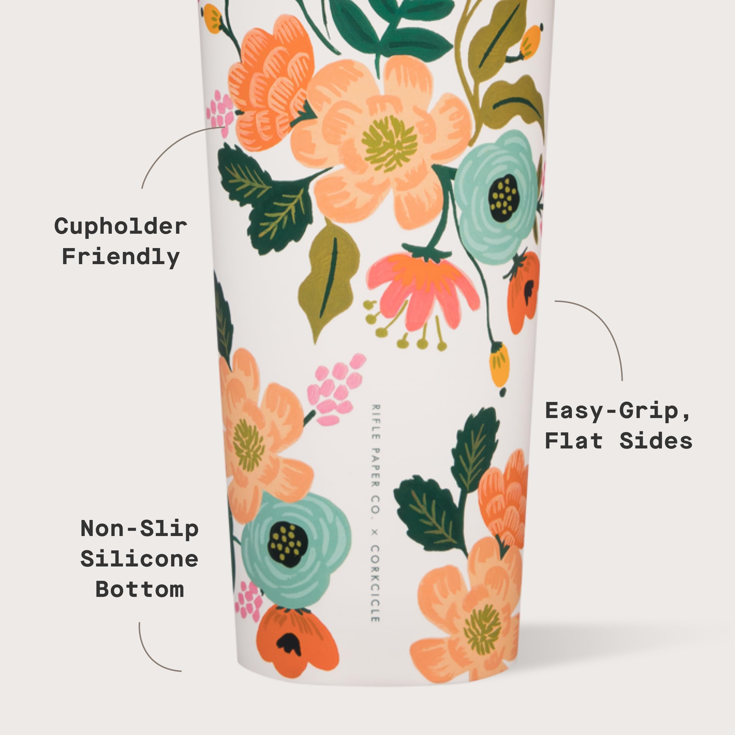 corkcicle-x-rifle-paper-co-classic-coffee-mug-16-oz-cream-lively-floral-triple-i image 4