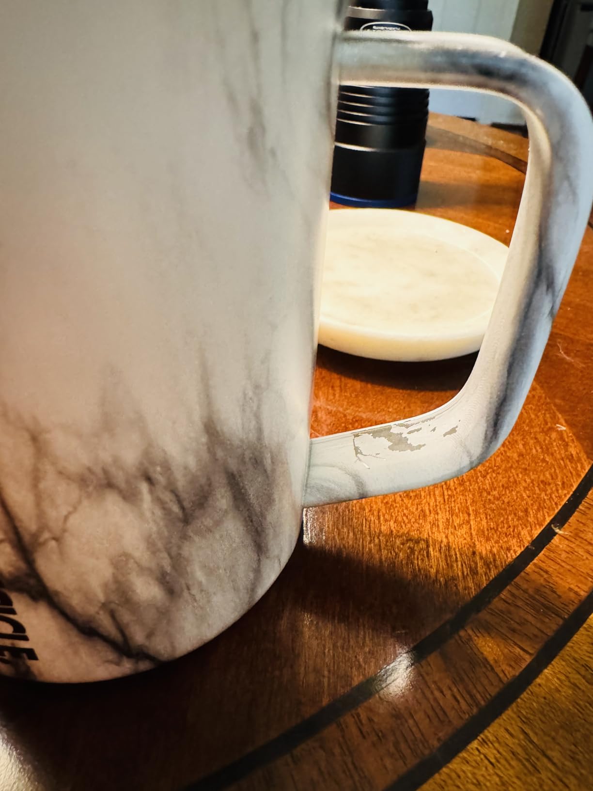 Hot coffee, happy me