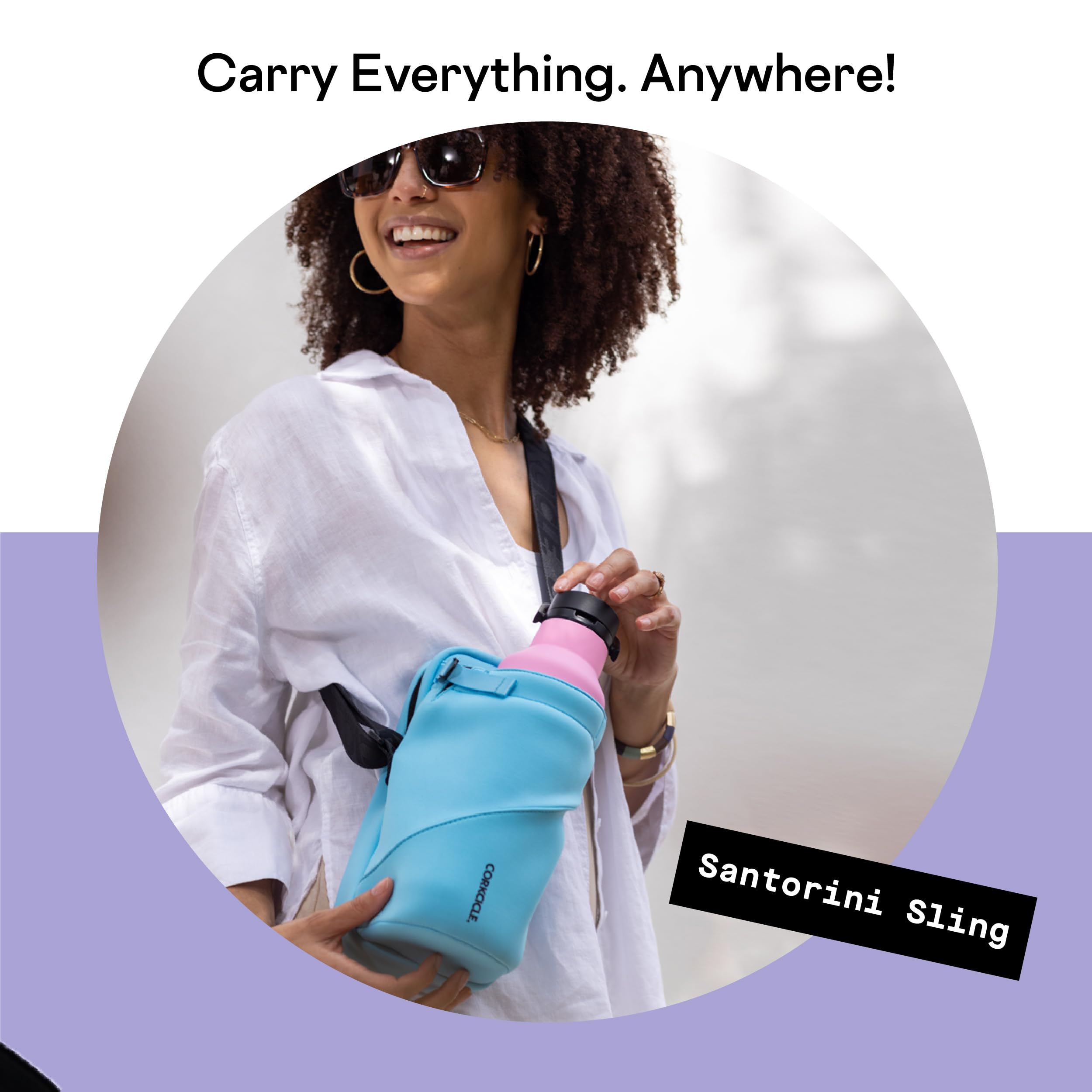 corkcicle-cooler-sling-bag-with-adjustable-crossbody-strap-santorini image 3