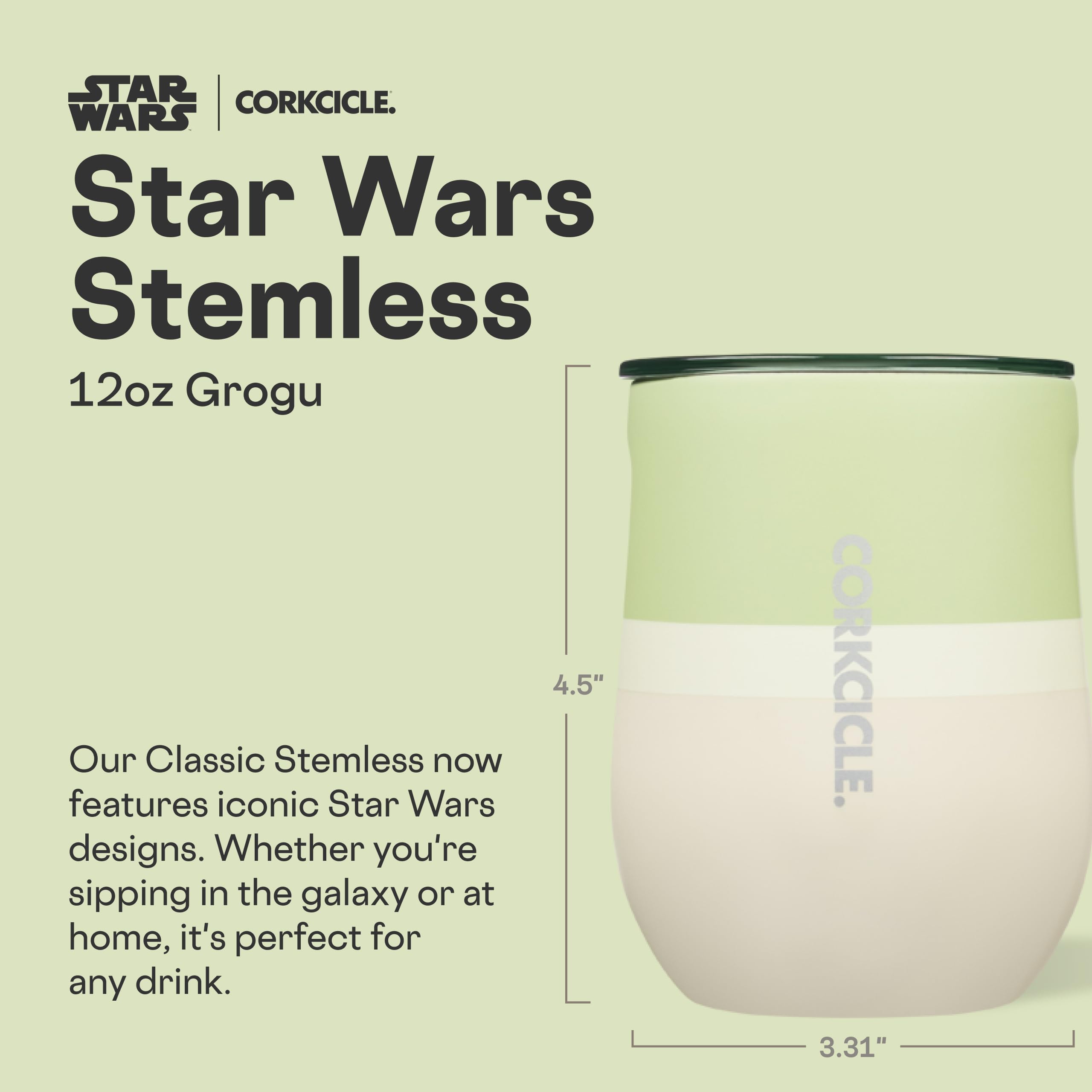 corkcicle-stemless-insulated-wine-glass-tumbler-12-oz-yoda-edition image 2
