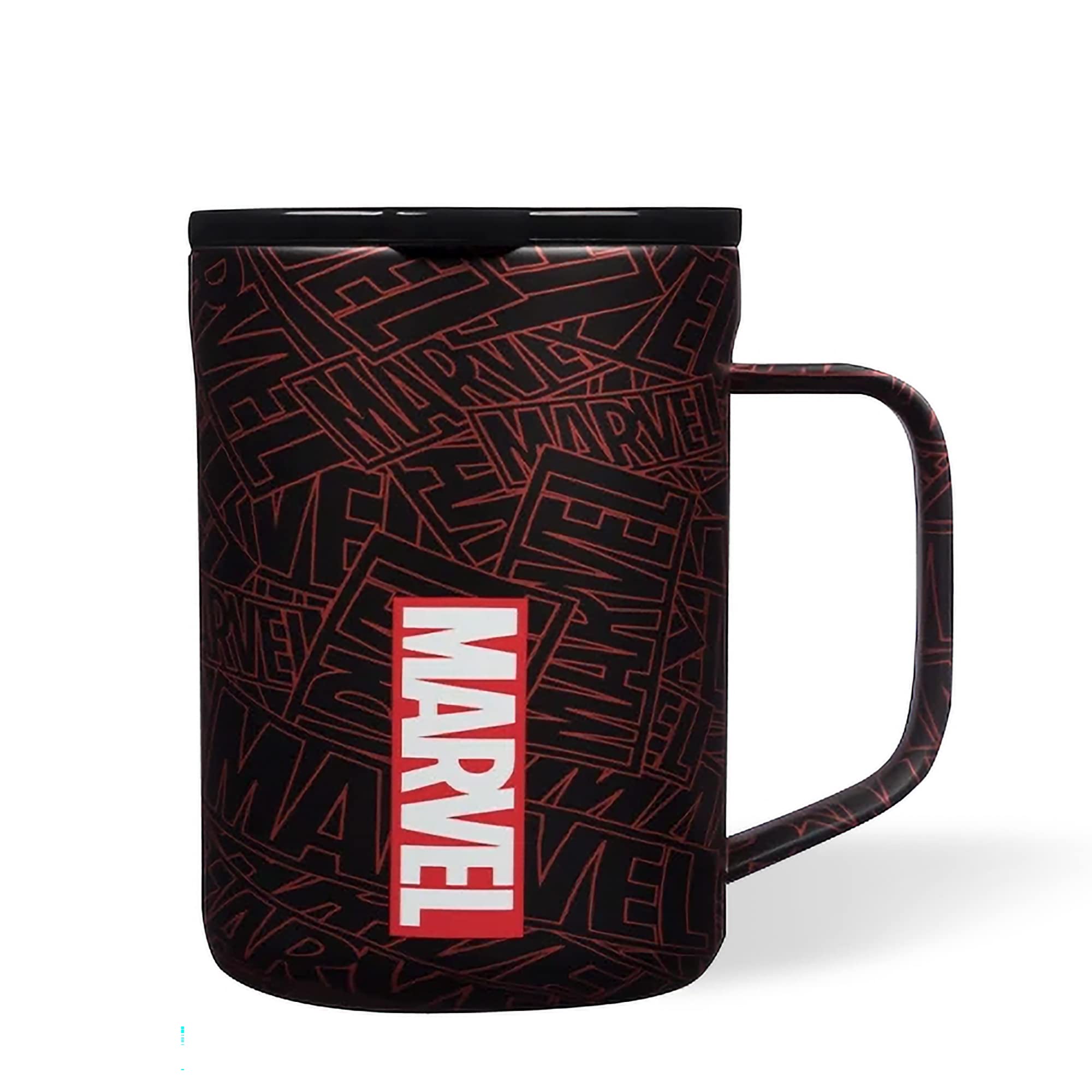 corkcicle-16-oz-marvel-coffee-mug-triple-insulated-stainless-steel-with-clear-li image 2