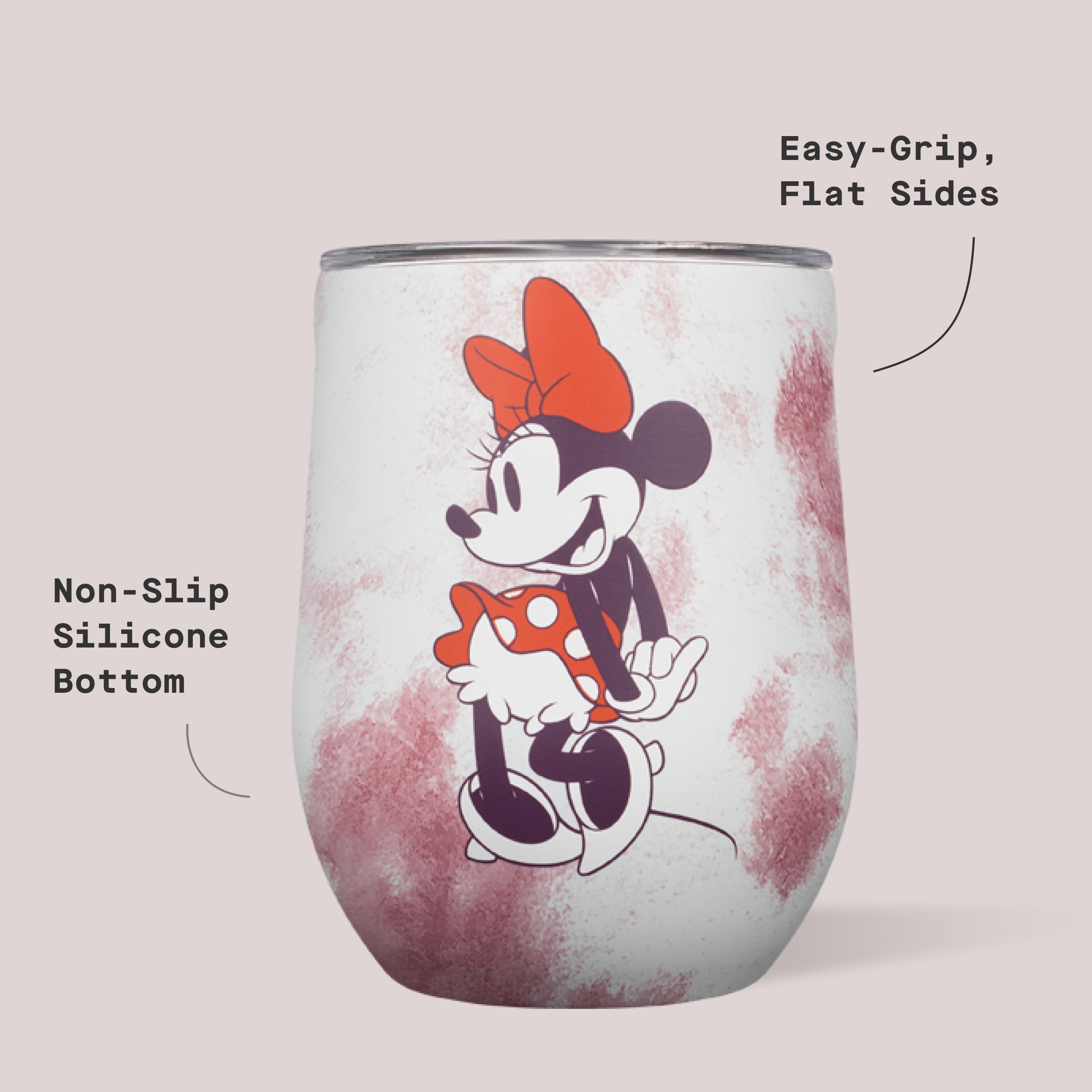 corkcicle-stemless-insulated-wine-glass-tumbler-12-oz-minnie-mouse-tie-dye image 4