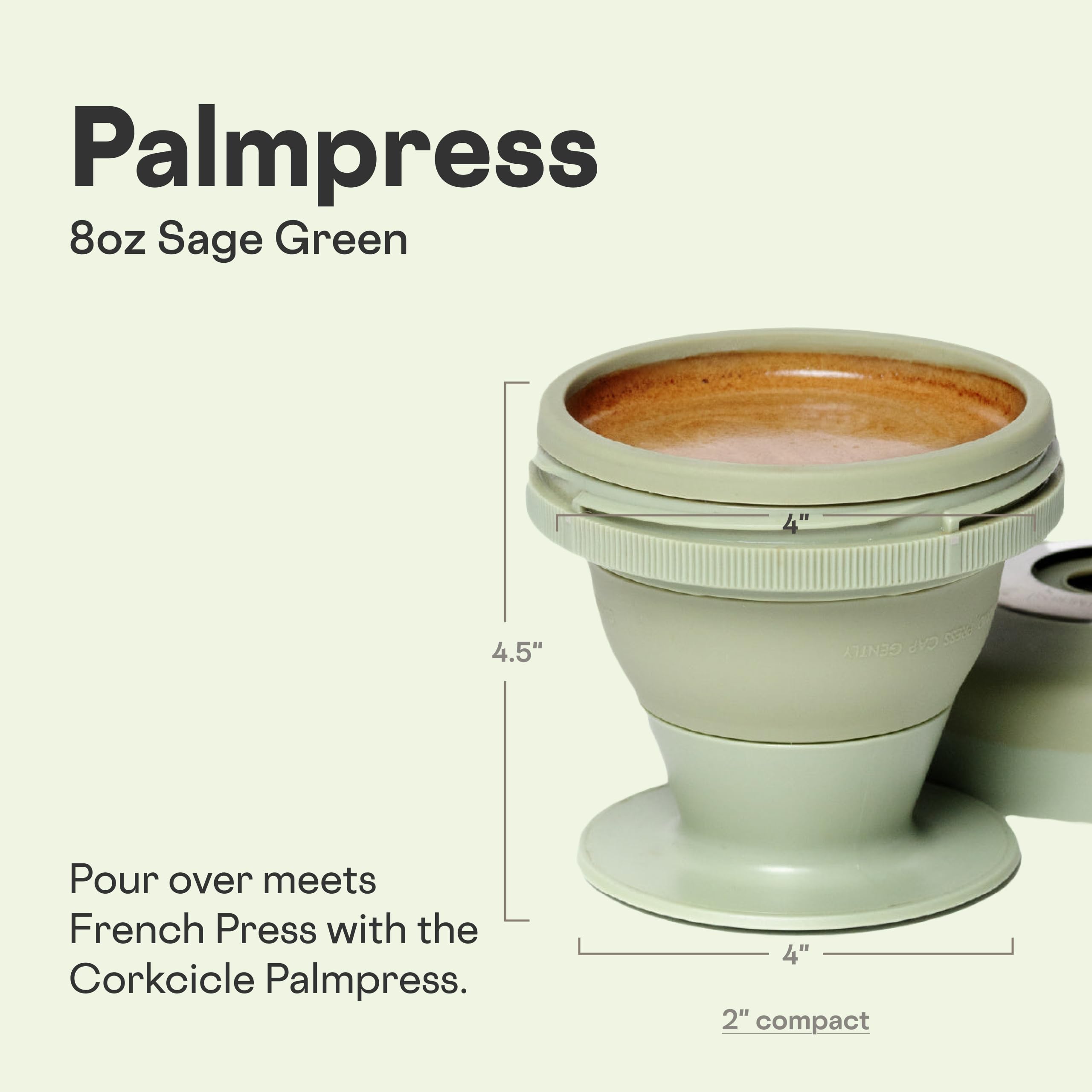 corkcicle-coffee-palmpress-single-serve-portable-pour-over-french-press-8-oz-sag image 2