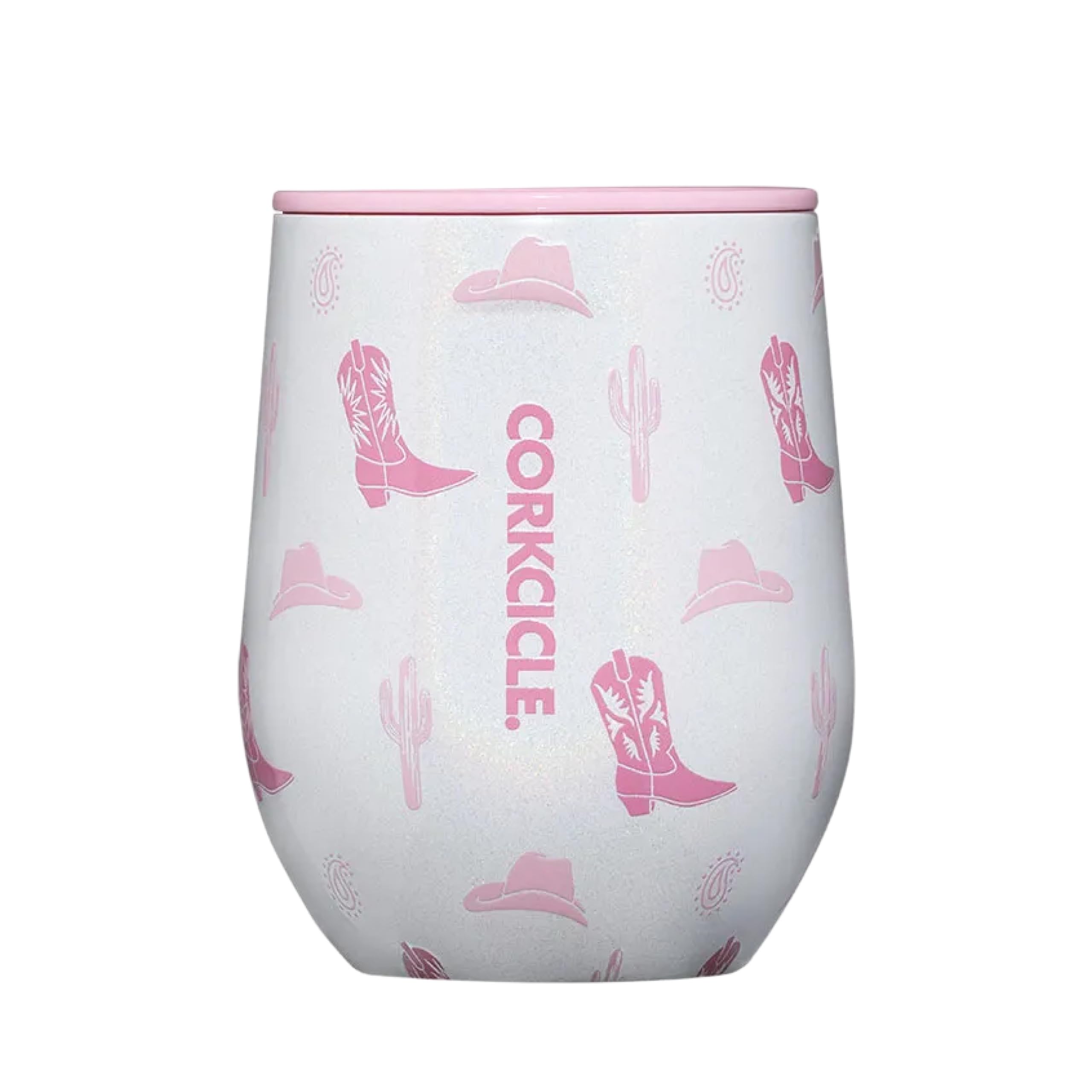 corkcicle-classic-stemless-wine-tumbler-12-oz-cowgirl-triple-insulated-stainless image 1