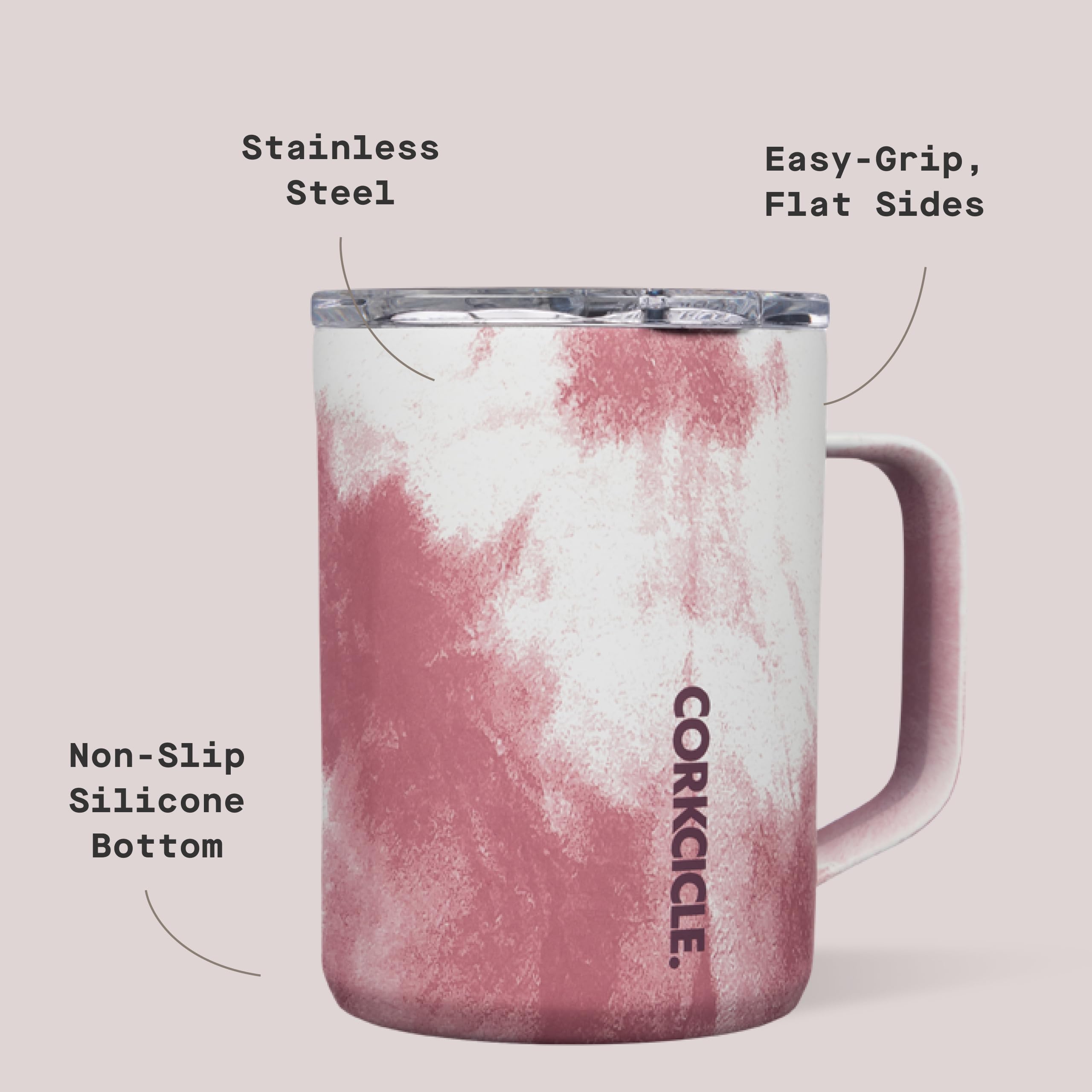 corkcicle-classic-coffee-mug-16-oz-minnie-tie-dye-triple-insulated-stainless-ste image 4