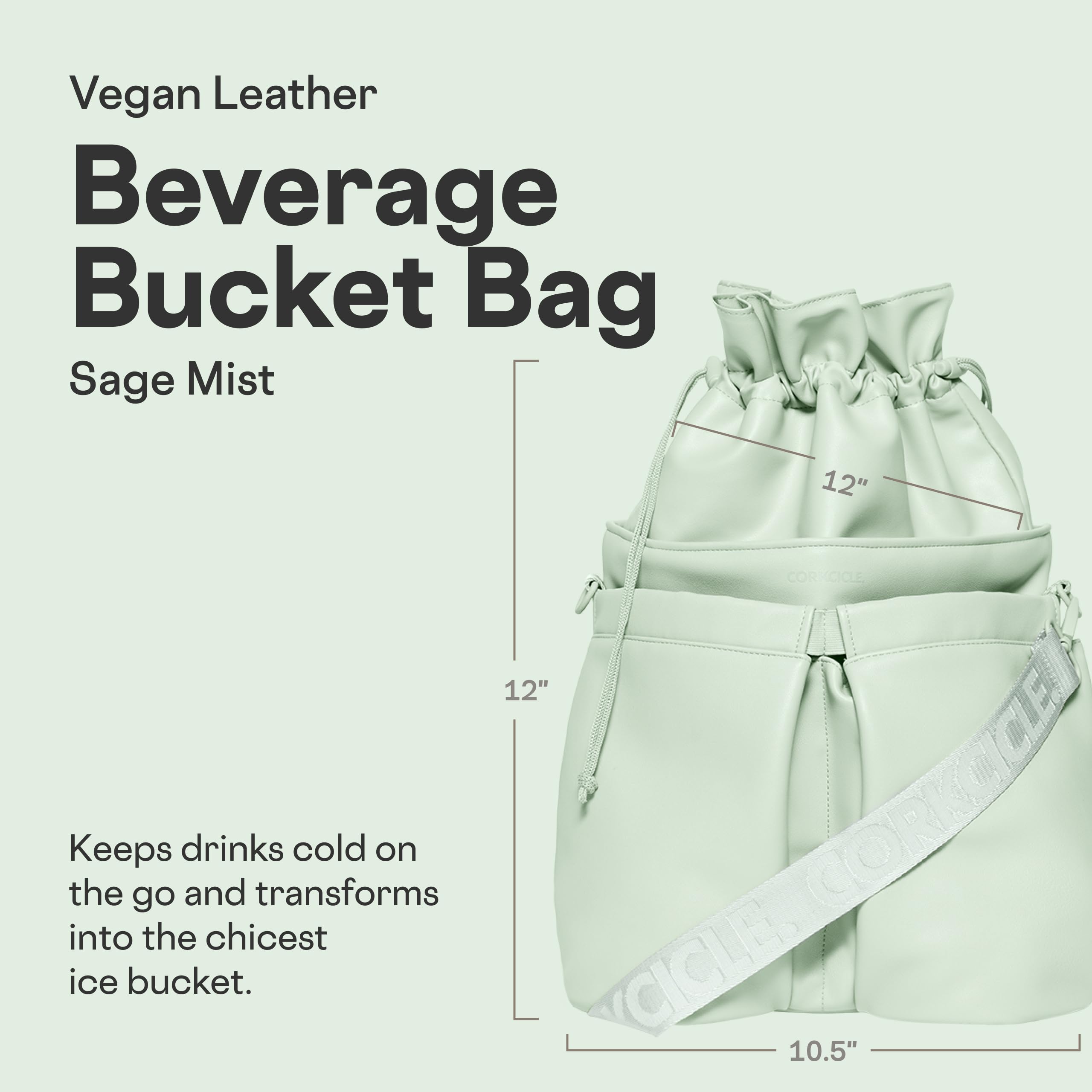 corkcicle-beverage-bucket-cooler-bag-all-day-insulated-ice-bucket-latte image 2