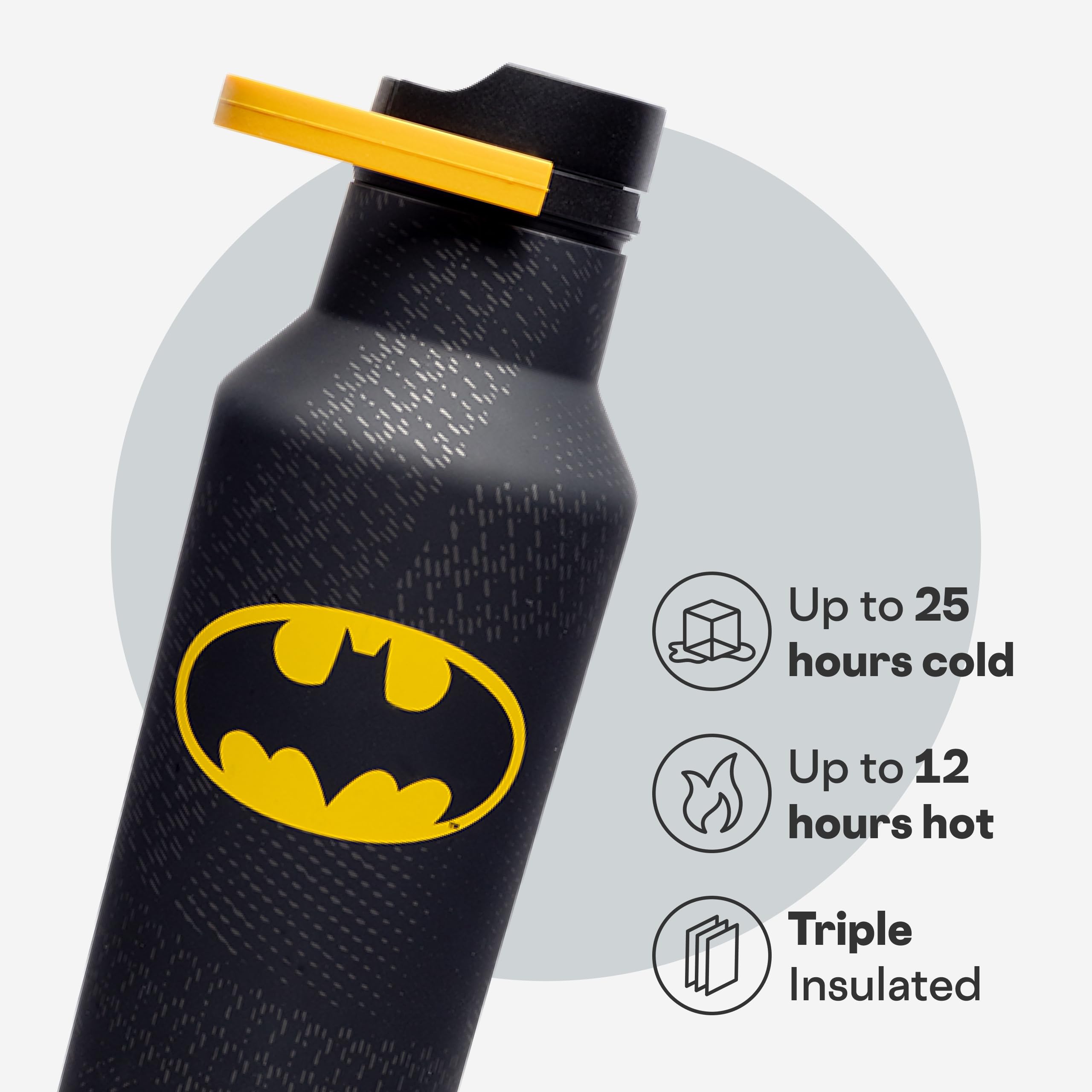 corkcicle-sport-canteen-20-oz-batman-triple-insulated-stainless-steel-water-bott image 3