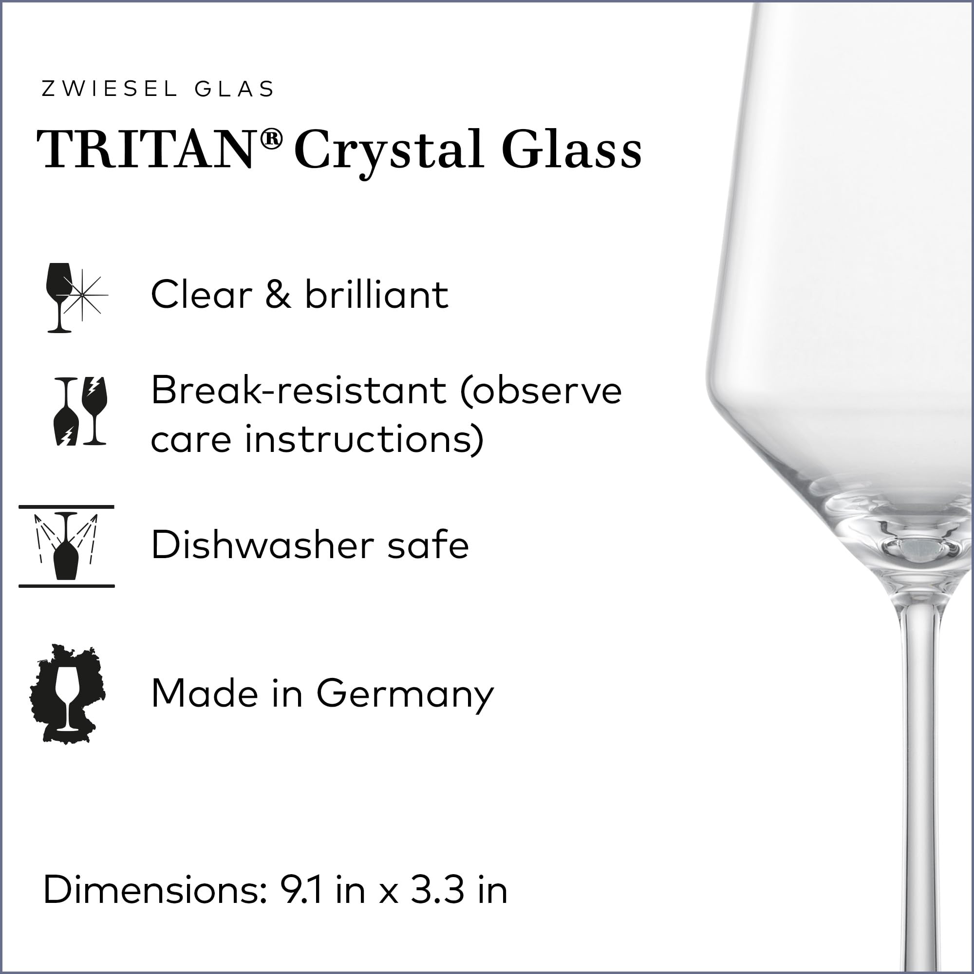 zwiesel-glas-pure-sauvignon-blanc-white-wine-glass-set-of-4-14-oz-tritan-crystal image 2