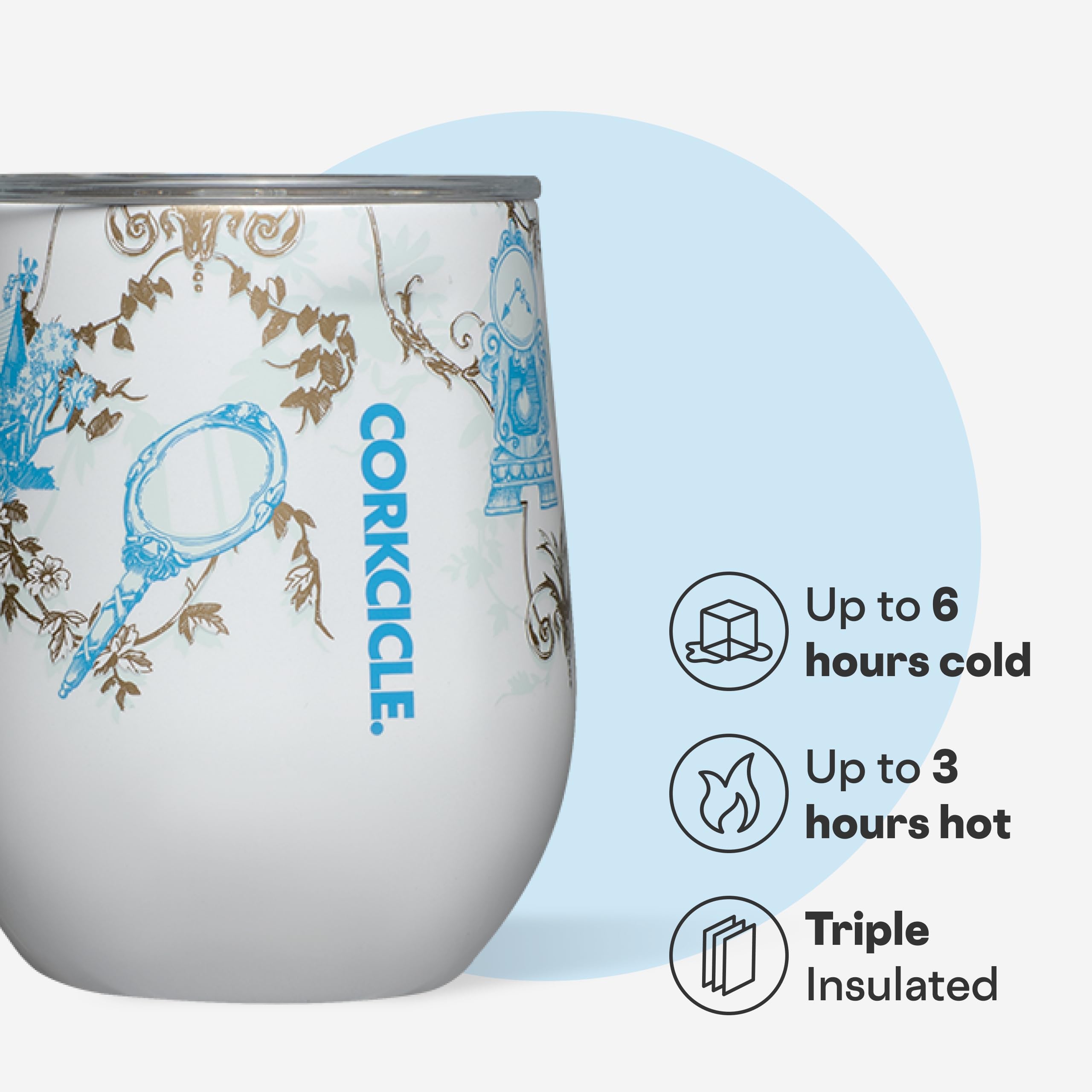 corkcicle-stemless-insulated-wine-glass-tumbler-12-oz-princess-belle image 3