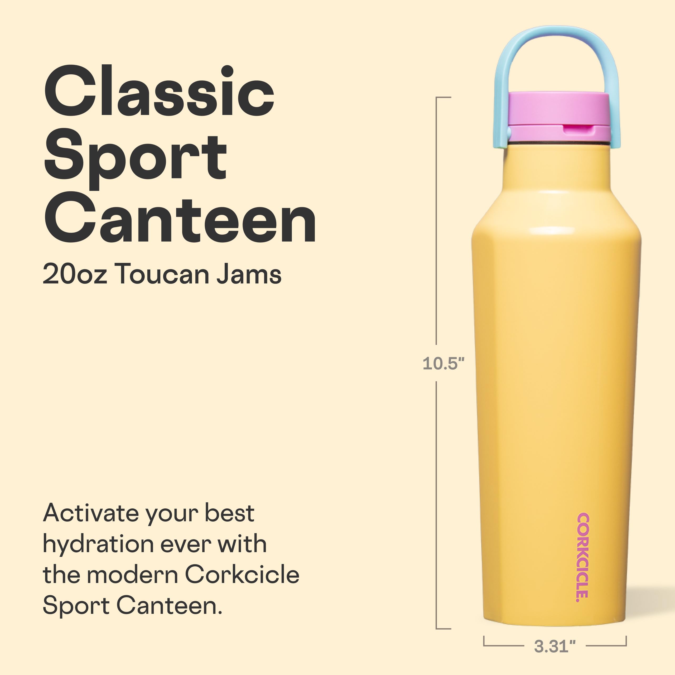 corkcicle-classic-sport-canteen-triple-insulated-stainless-steel-water-bottle image 2