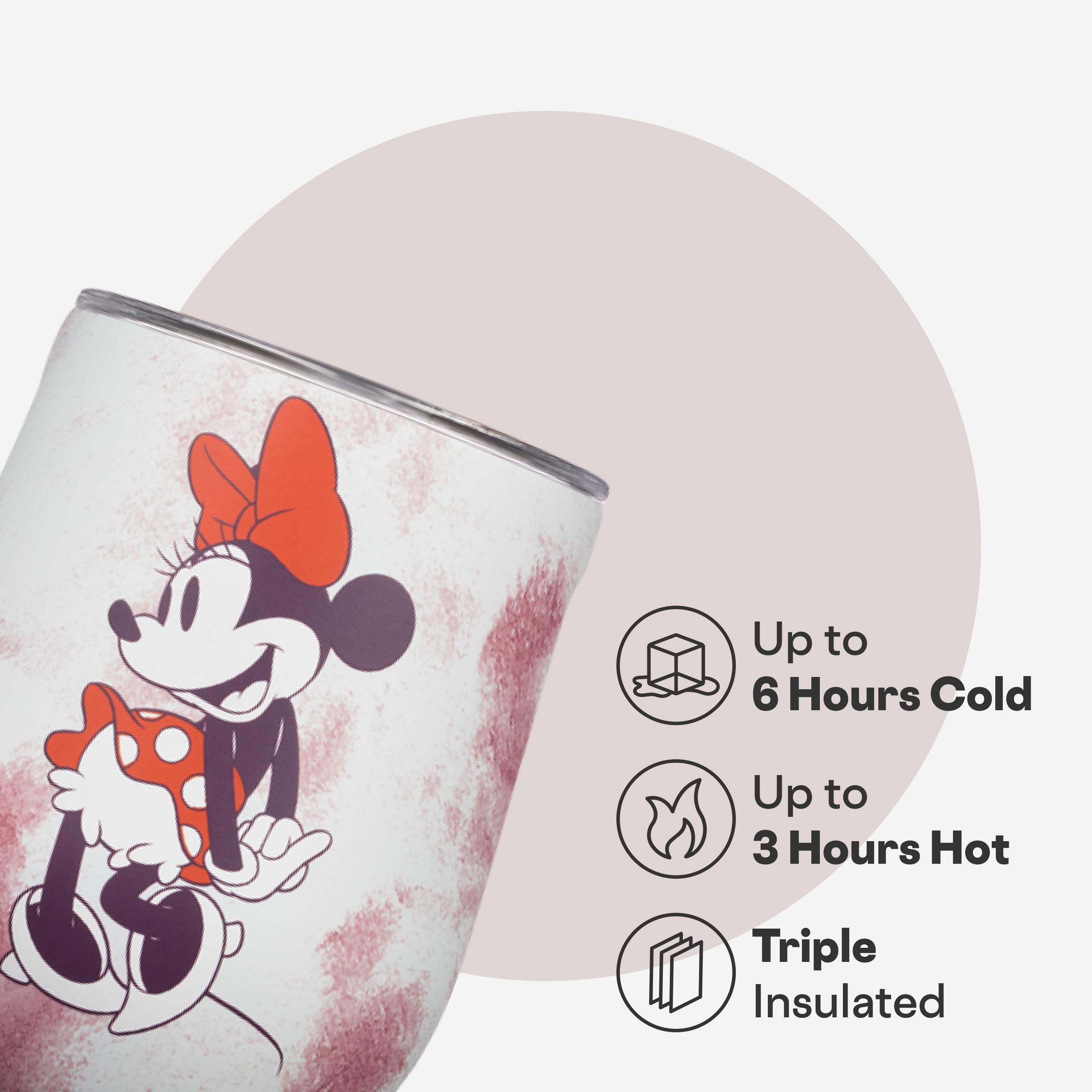 corkcicle-stemless-insulated-wine-glass-tumbler-12-oz-minnie-mouse-tie-dye image 3