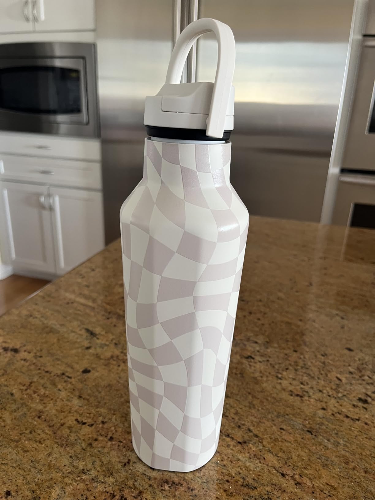 Great bottle, but the cap is hard to clean