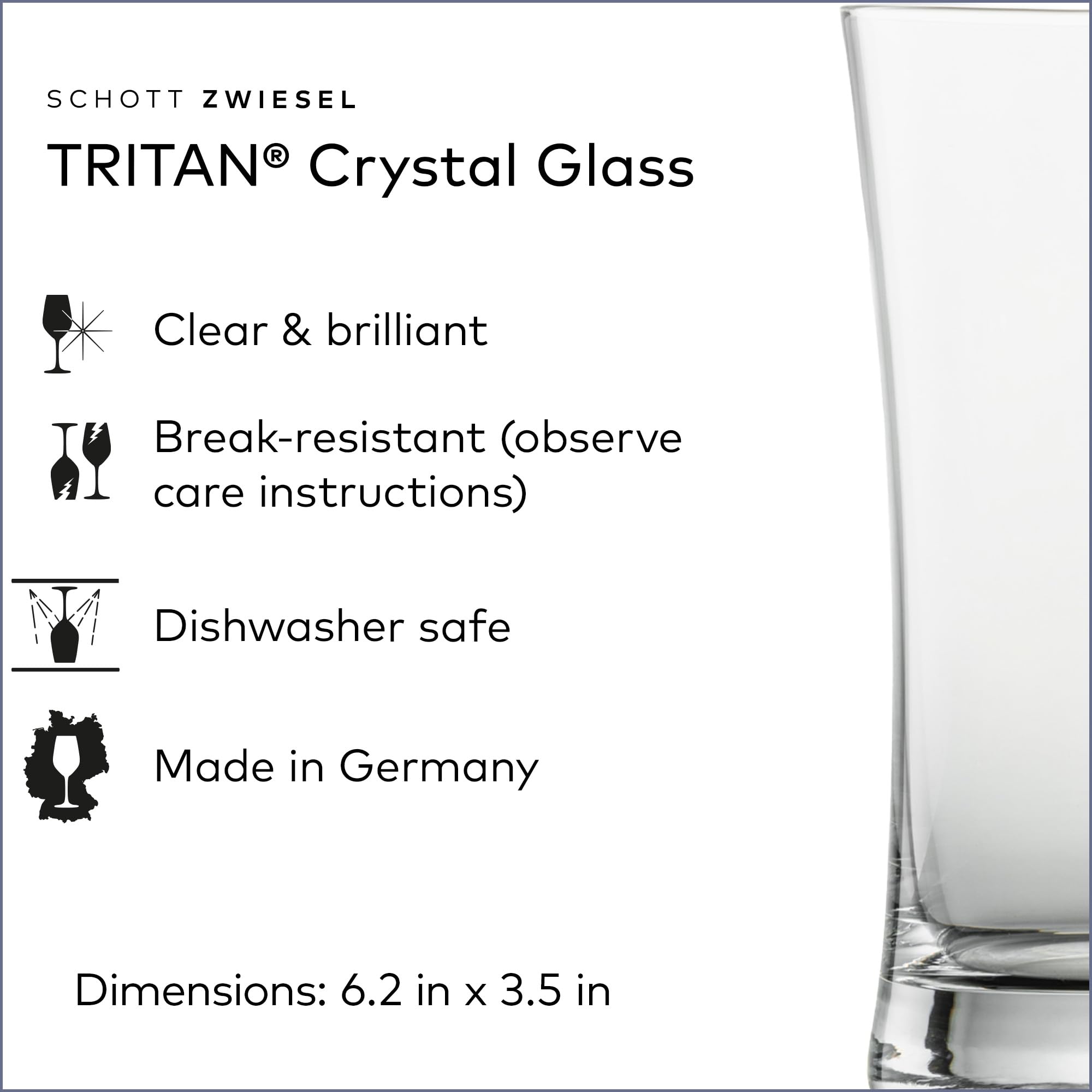 schott-zwiesel-beer-basic-pint-glass-set-of-6-20-oz-flared-design-tritan-crystal image 2