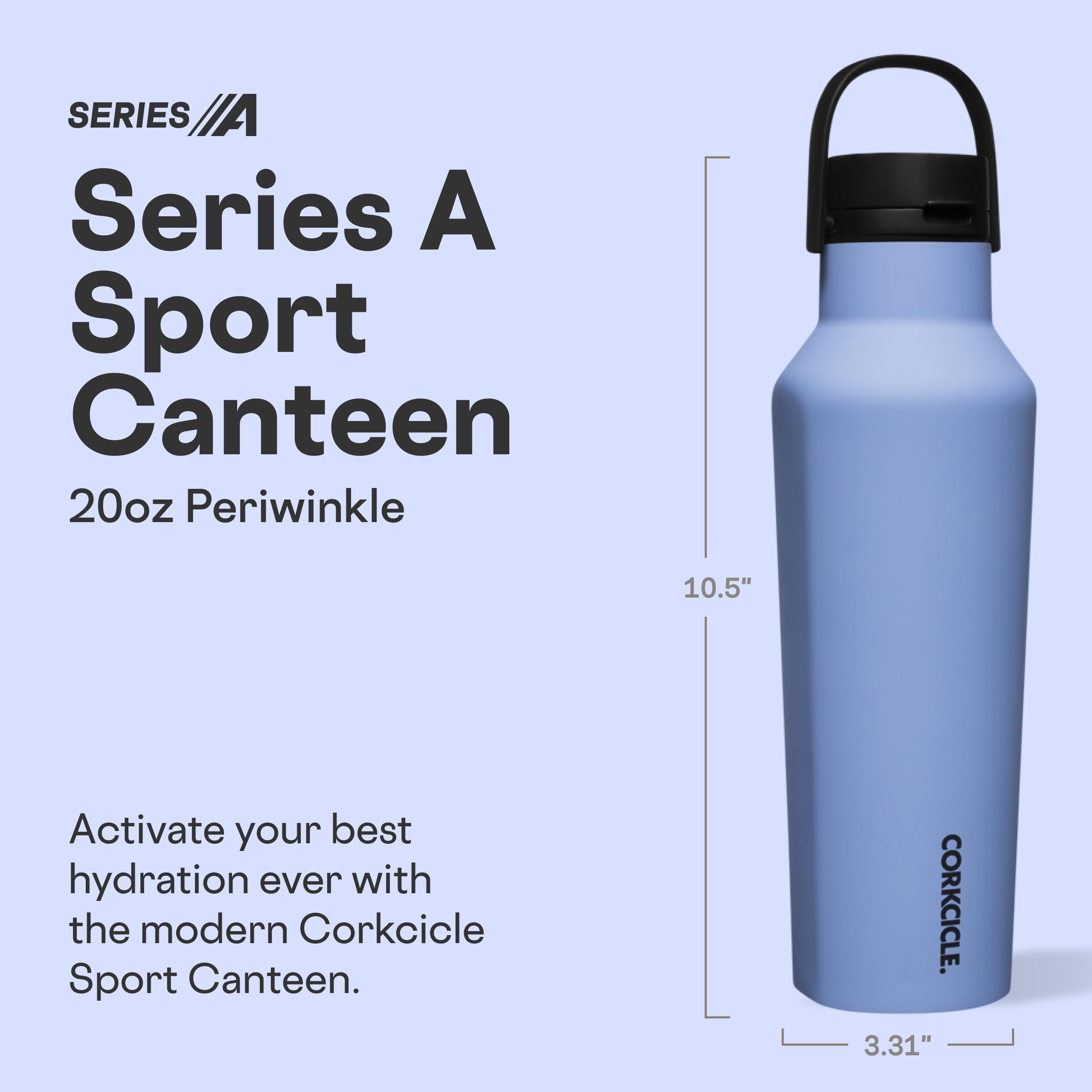 corkcicle-sport-canteen-20-oz-triple-insulated-stainless-steel-water-bottle-with image 2