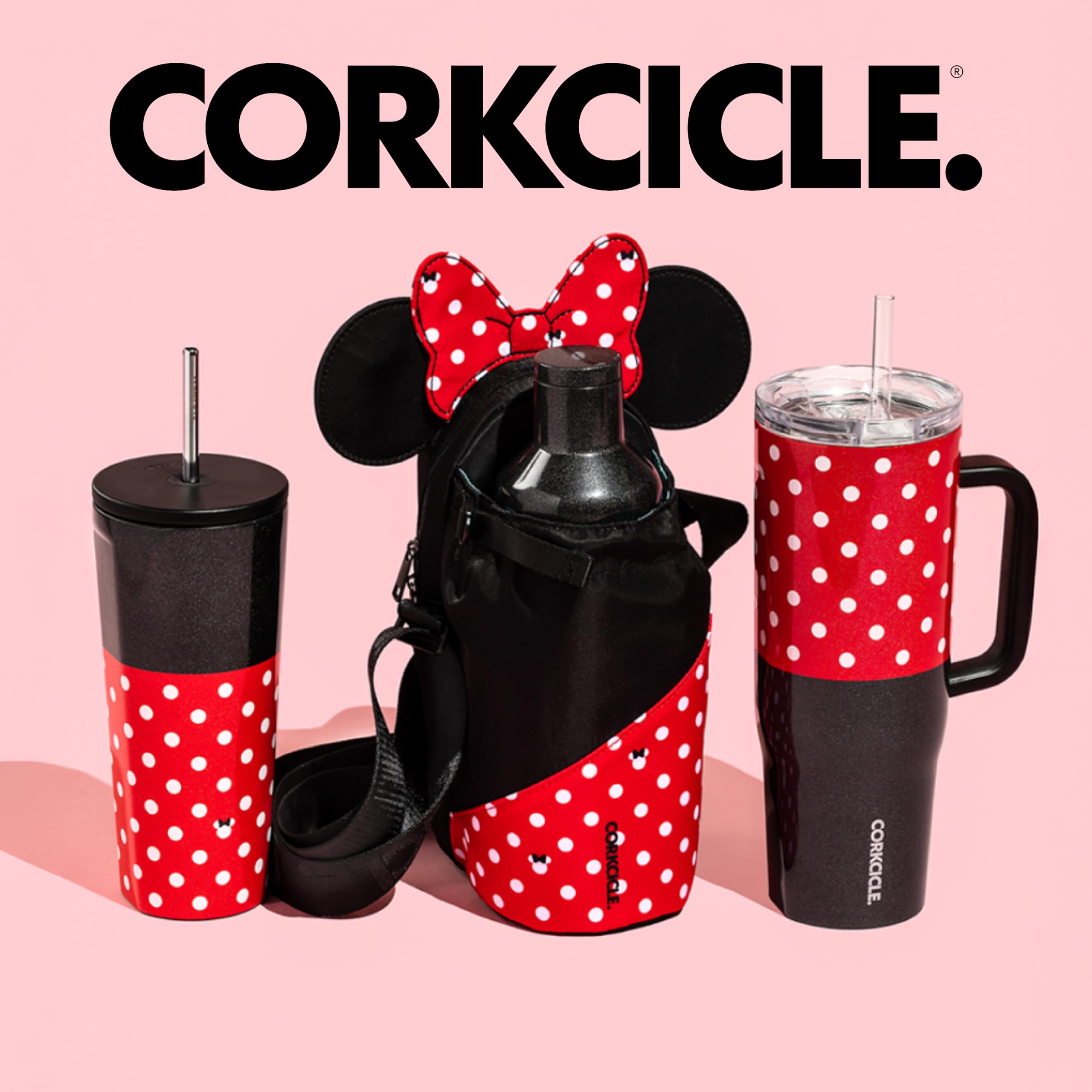 corkcicle-stemless-insulated-wine-glass-tumbler-12oz-minnie-mouse-polka-dot image 7