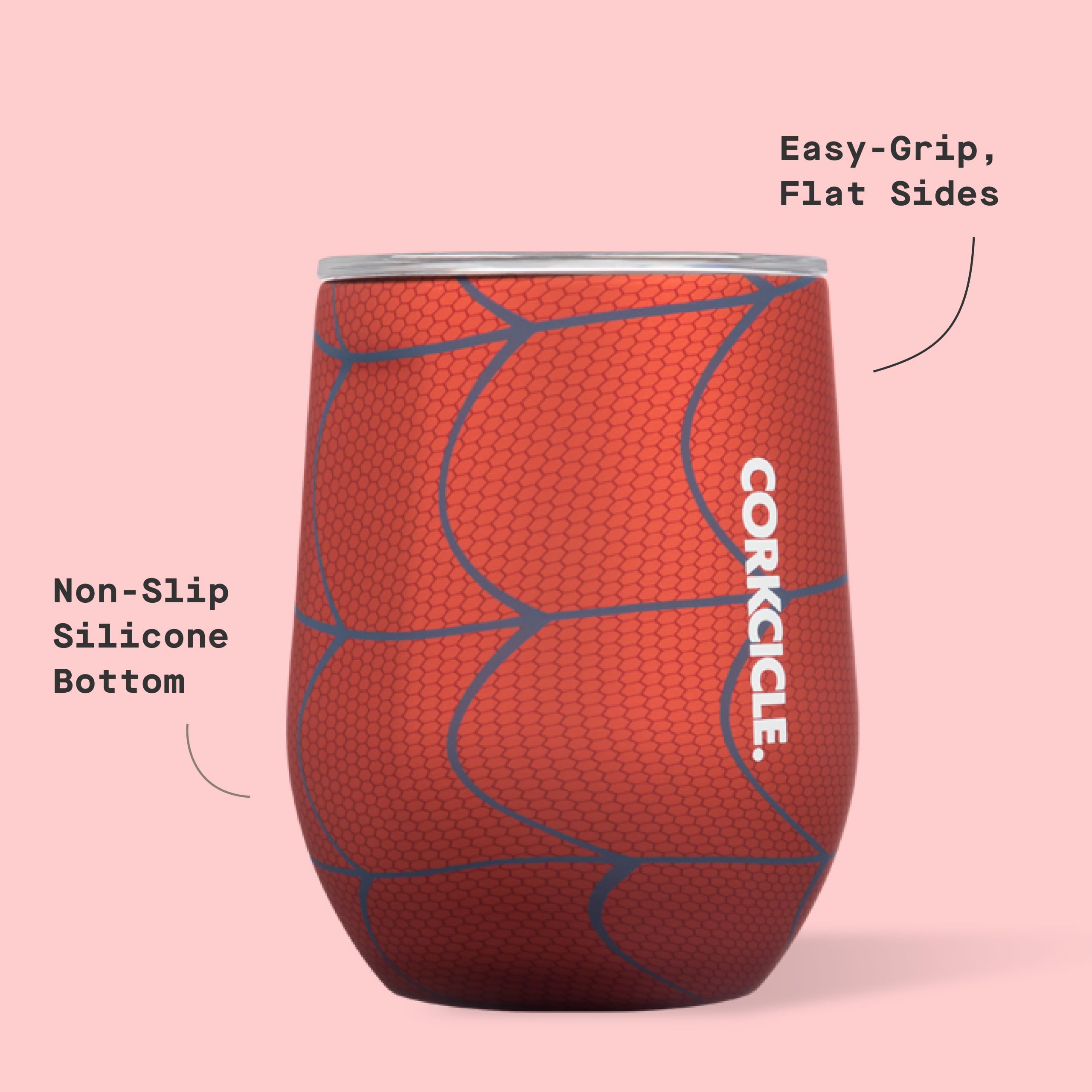 corkcicle-stemless-insulated-wine-glass-tumbler-12-oz-spider-man-triple-insulate image 4