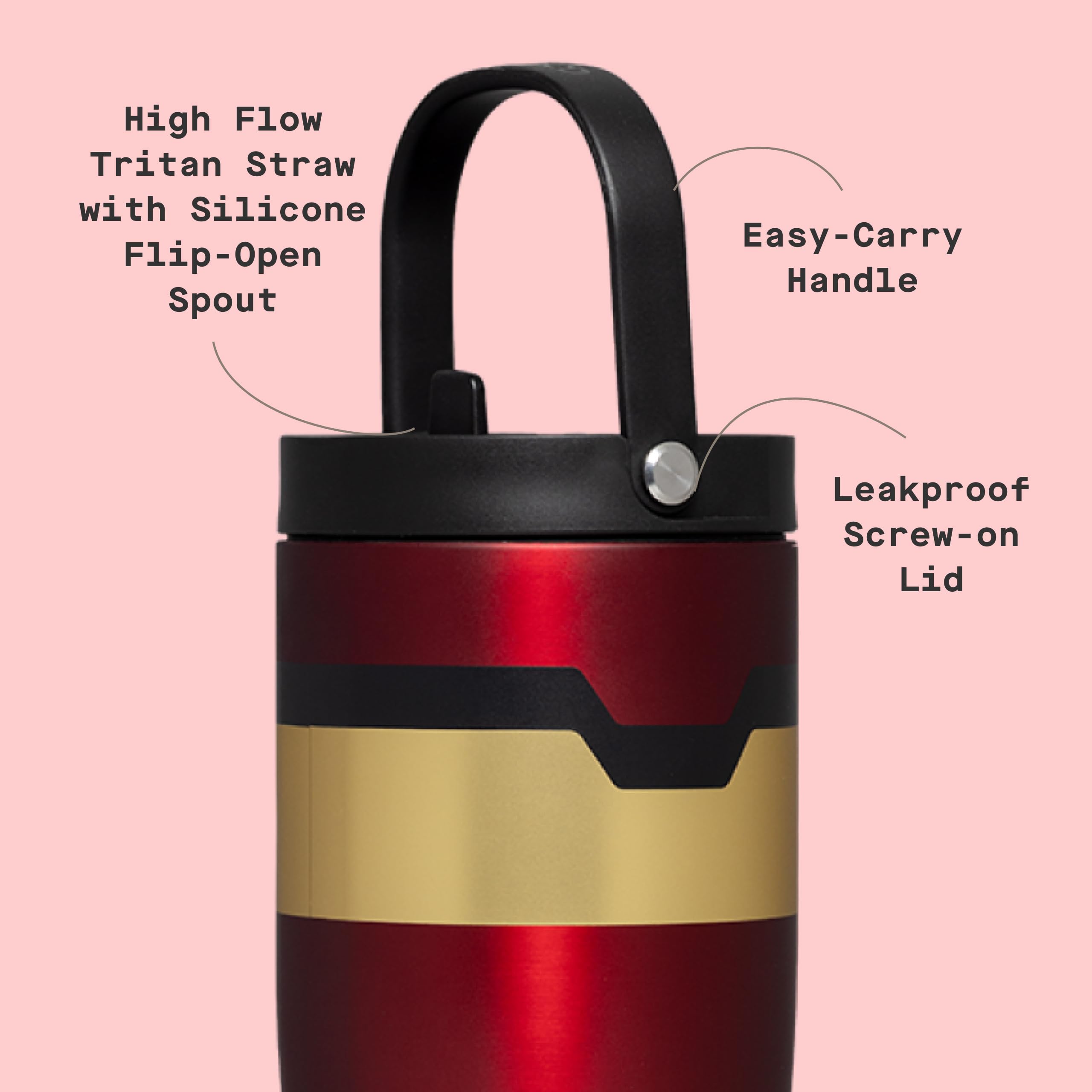 corkcicle-go-cup-xl-30-oz-iron-man-leak-proof-insulated-travel-tumbler-with-hand image 4