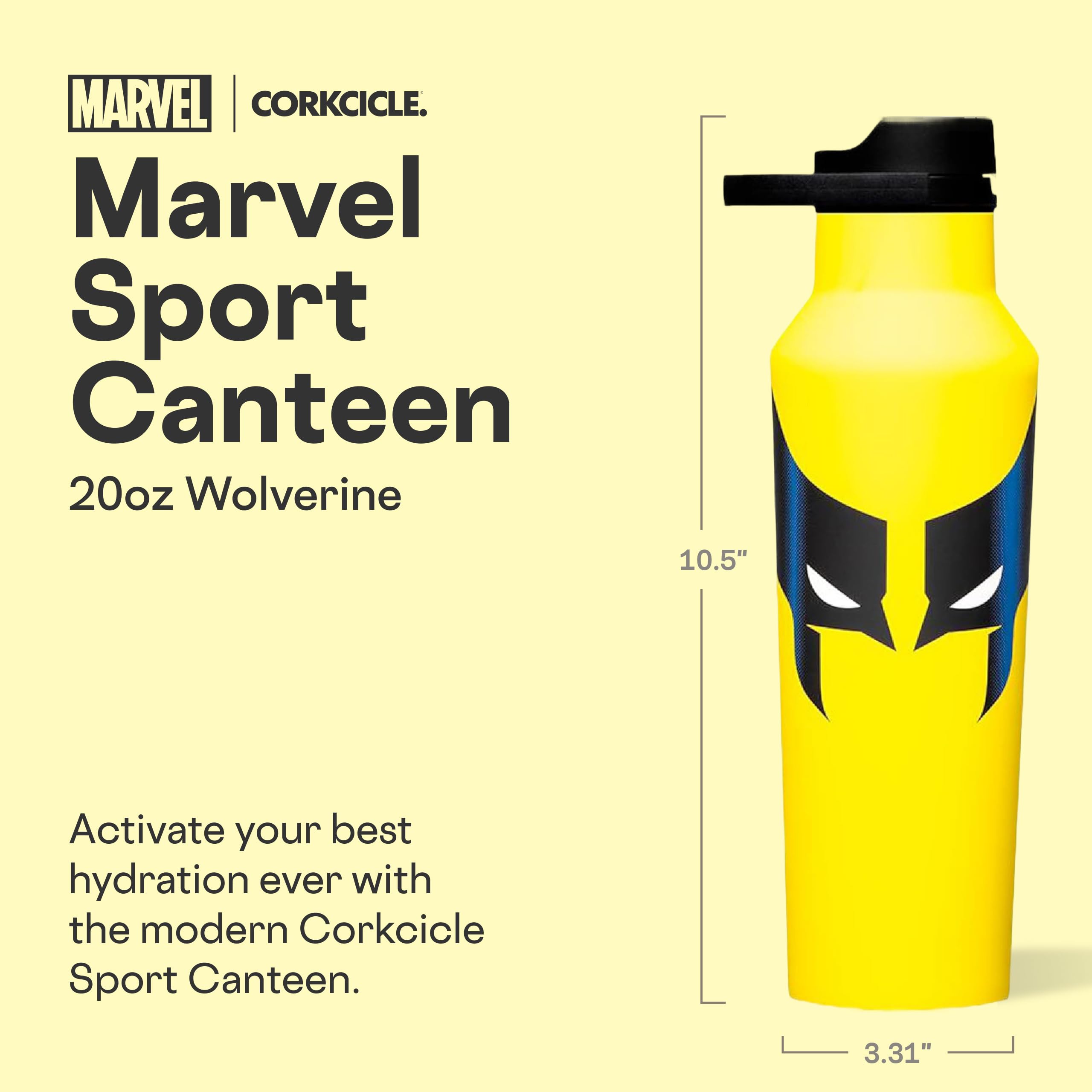 corkcicle-sport-canteen-20-oz-wolverine-triple-insulated-stainless-steel-water-b image 2