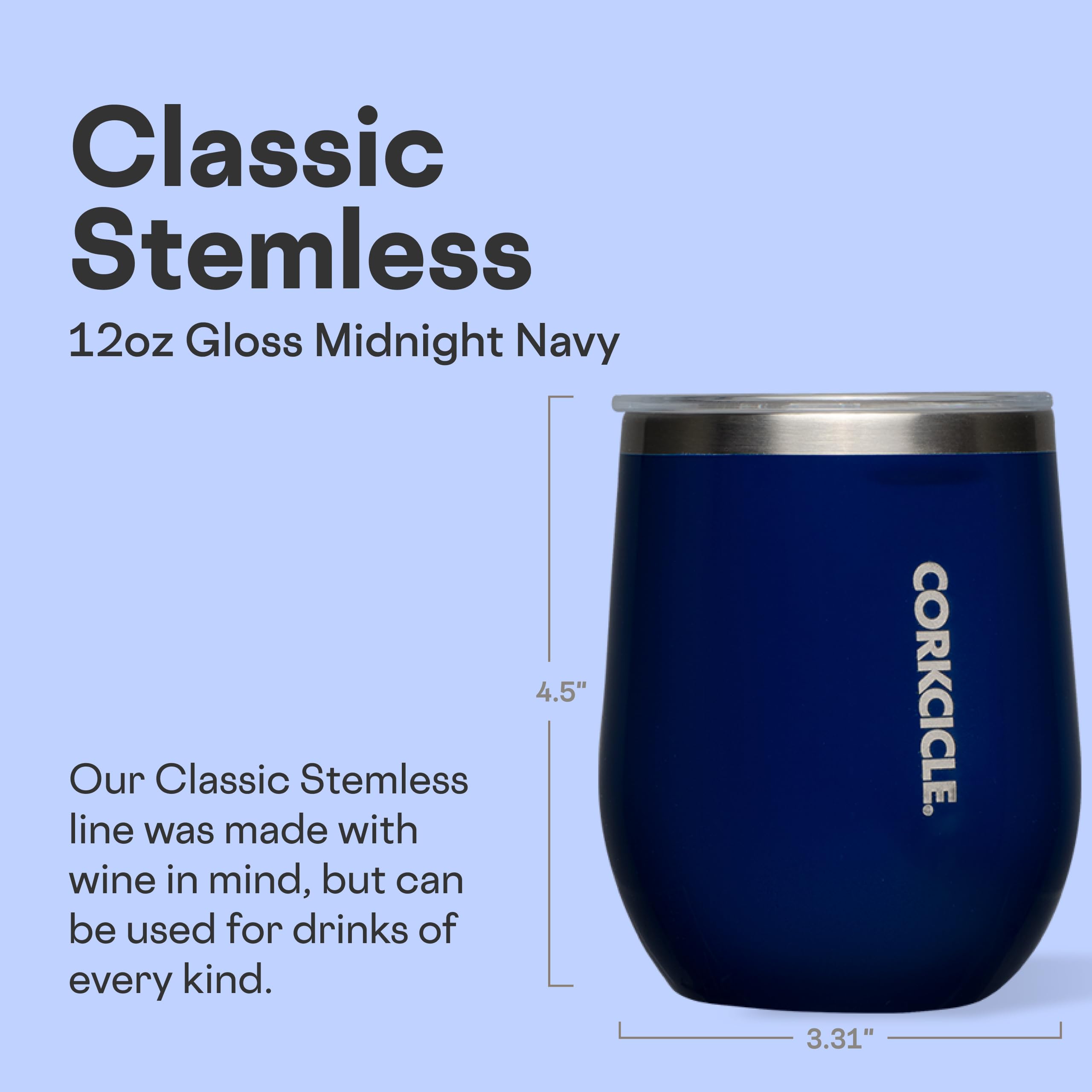 corkcicle-stemless-wine-tumbler-12-oz-gloss-midnight-navy image 2