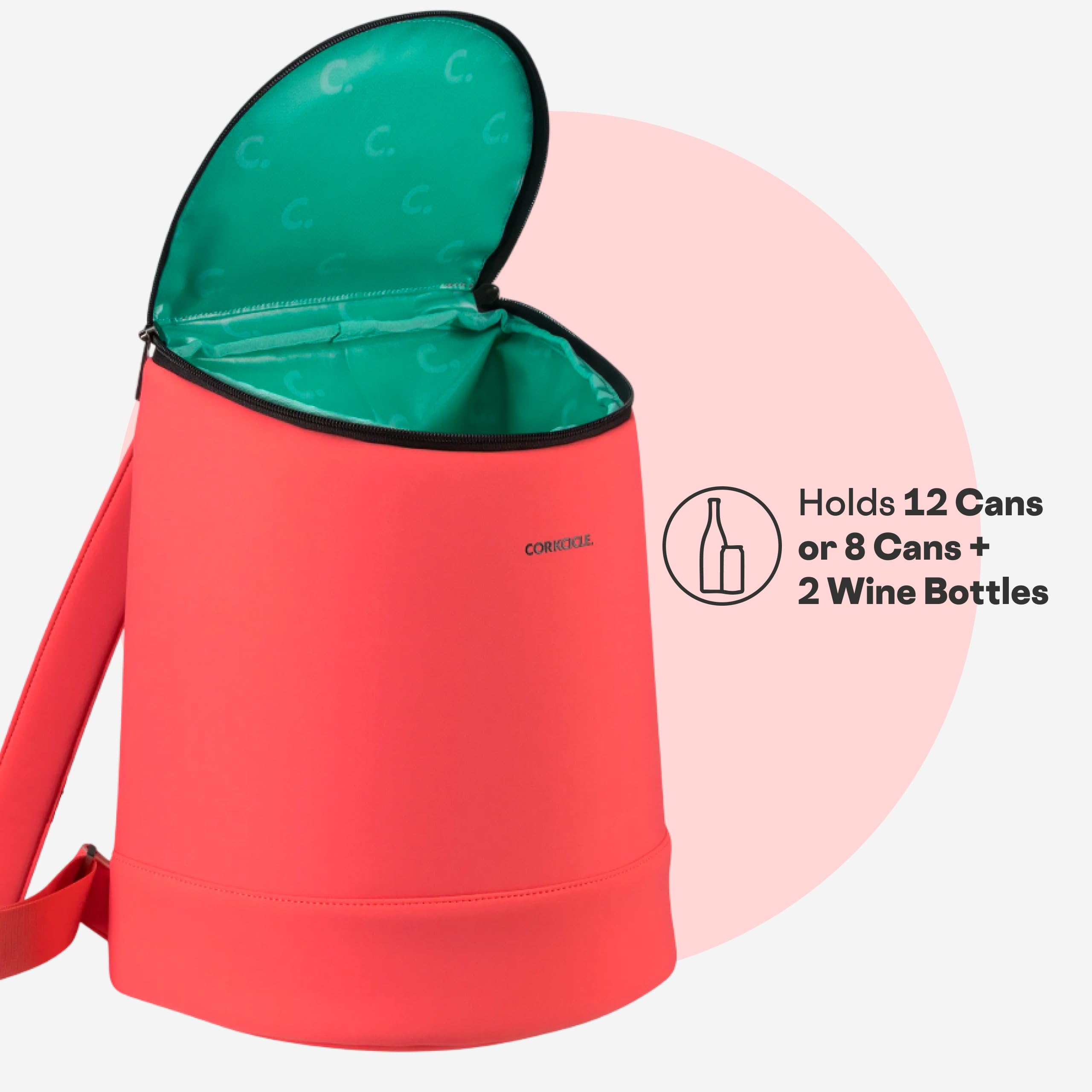 corkcicle-eola-cooler-backpack-waterproof-leakproof-insulated-backpack-cooler-fi image 3