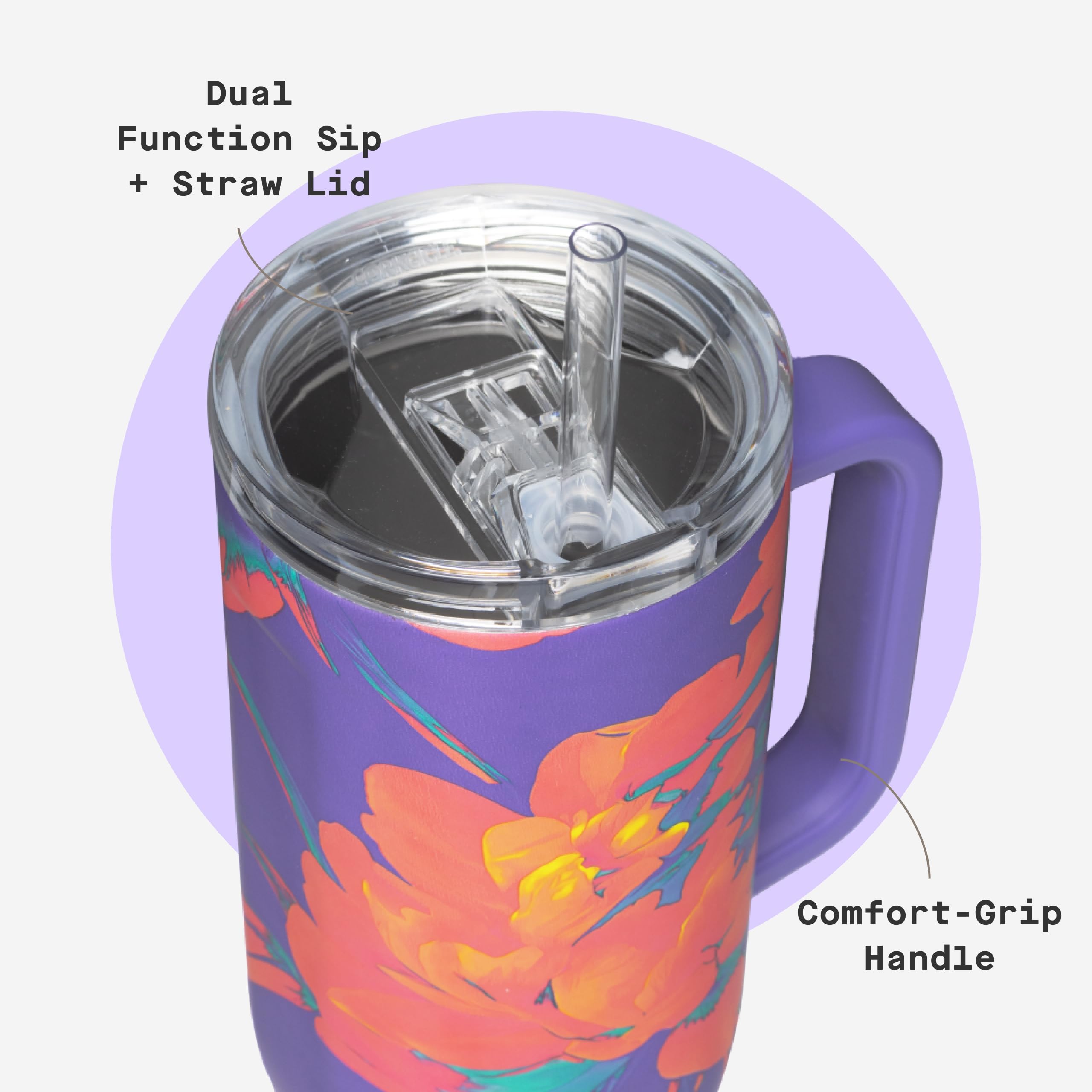 corkcicle-cruiser-insulated-tumbler-super-bloom-40-oz-triple-insulated-spill-pro image 5