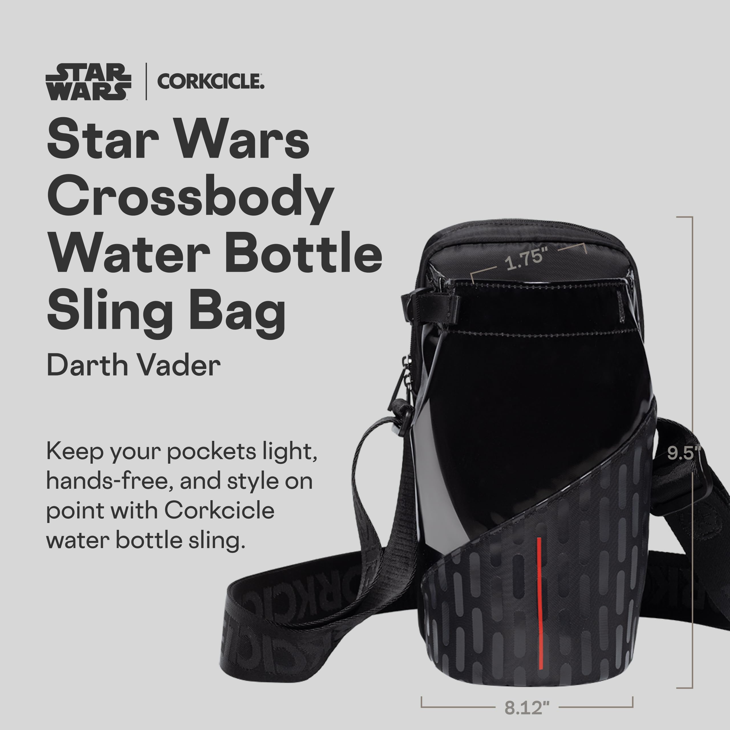 corkcicle-crossbody-water-bottle-bag-adjustable-sling-holder-for-16-40-oz-cantee image 2