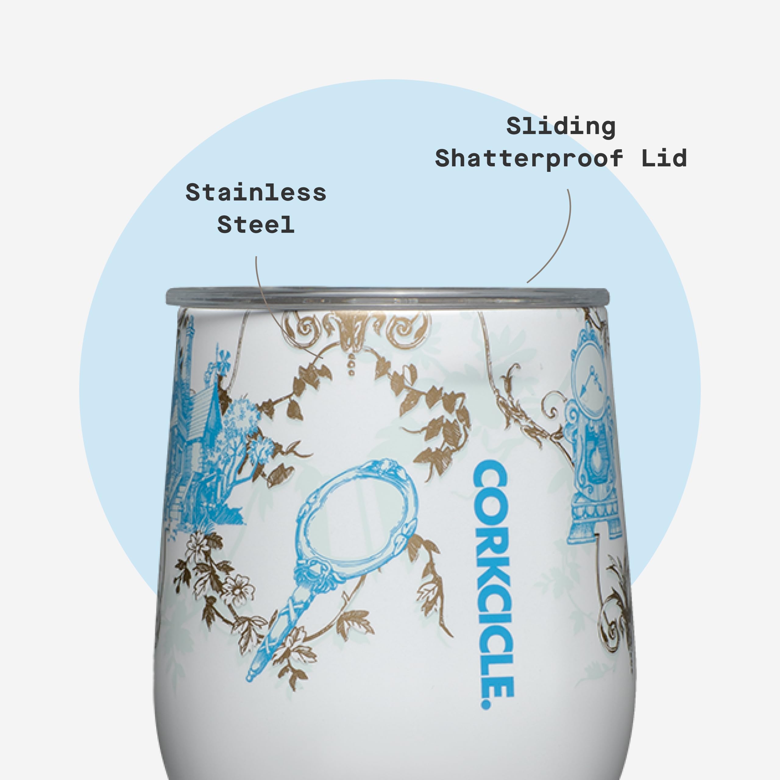 corkcicle-stemless-insulated-wine-glass-tumbler-12-oz-princess-belle image 5