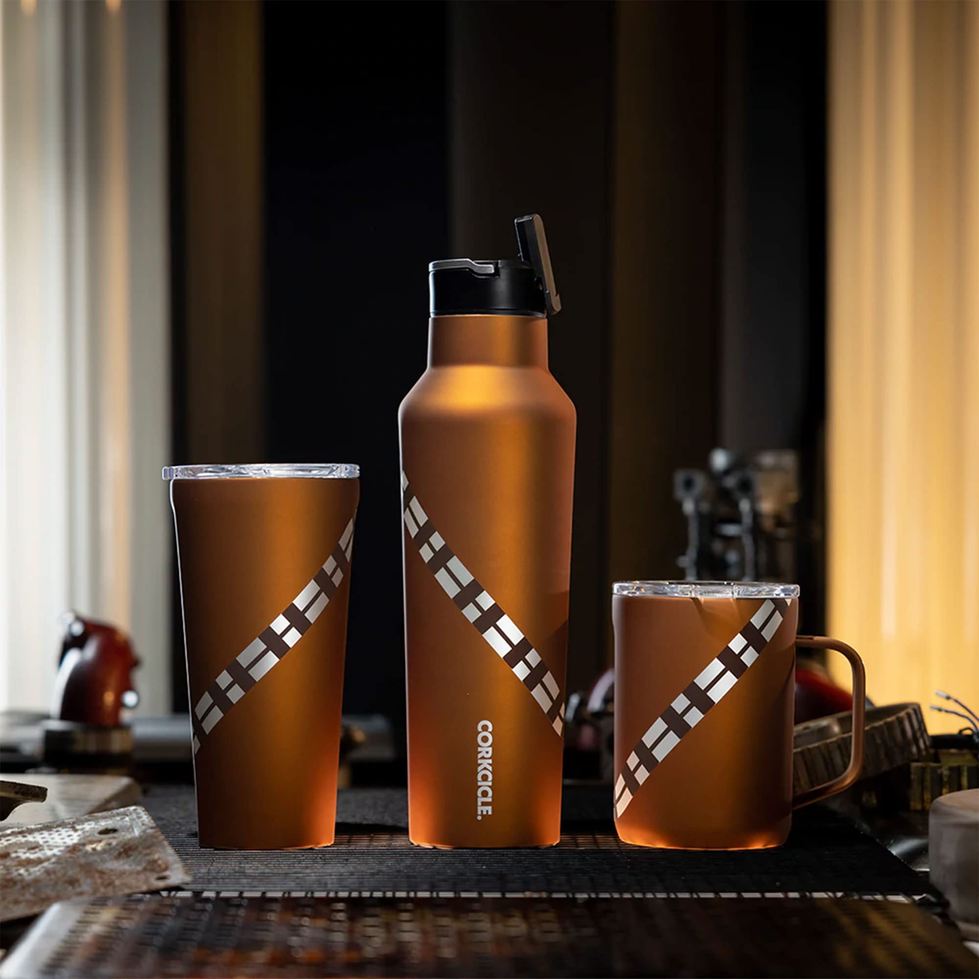 corkcicle-disney-star-wars-tumbler-16-oz-chewbacca-triple-insulated-stainless-st image 6