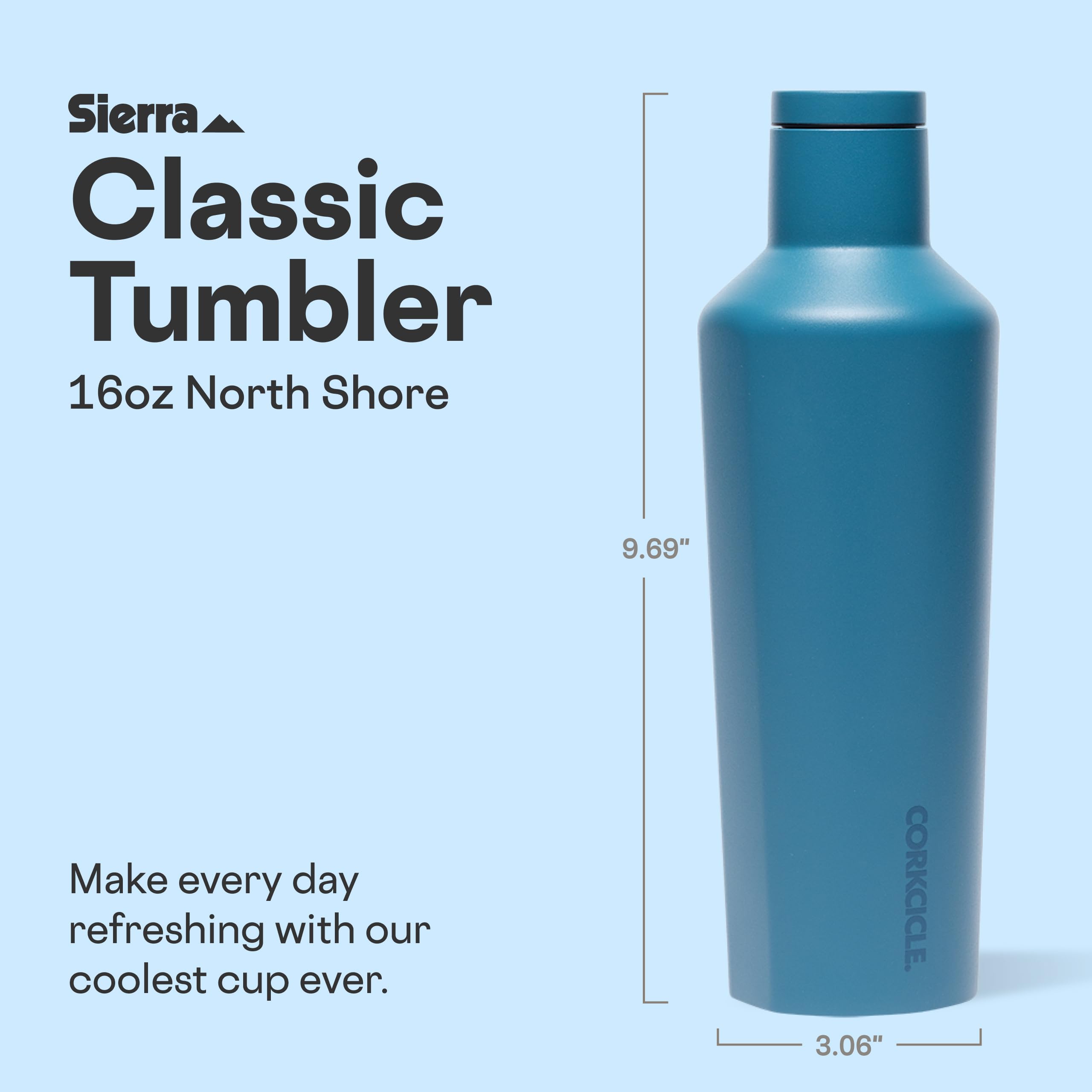 corkcicle-classic-canteen-insulated-stainless-steel-bottle-16-oz-north-shore image 2
