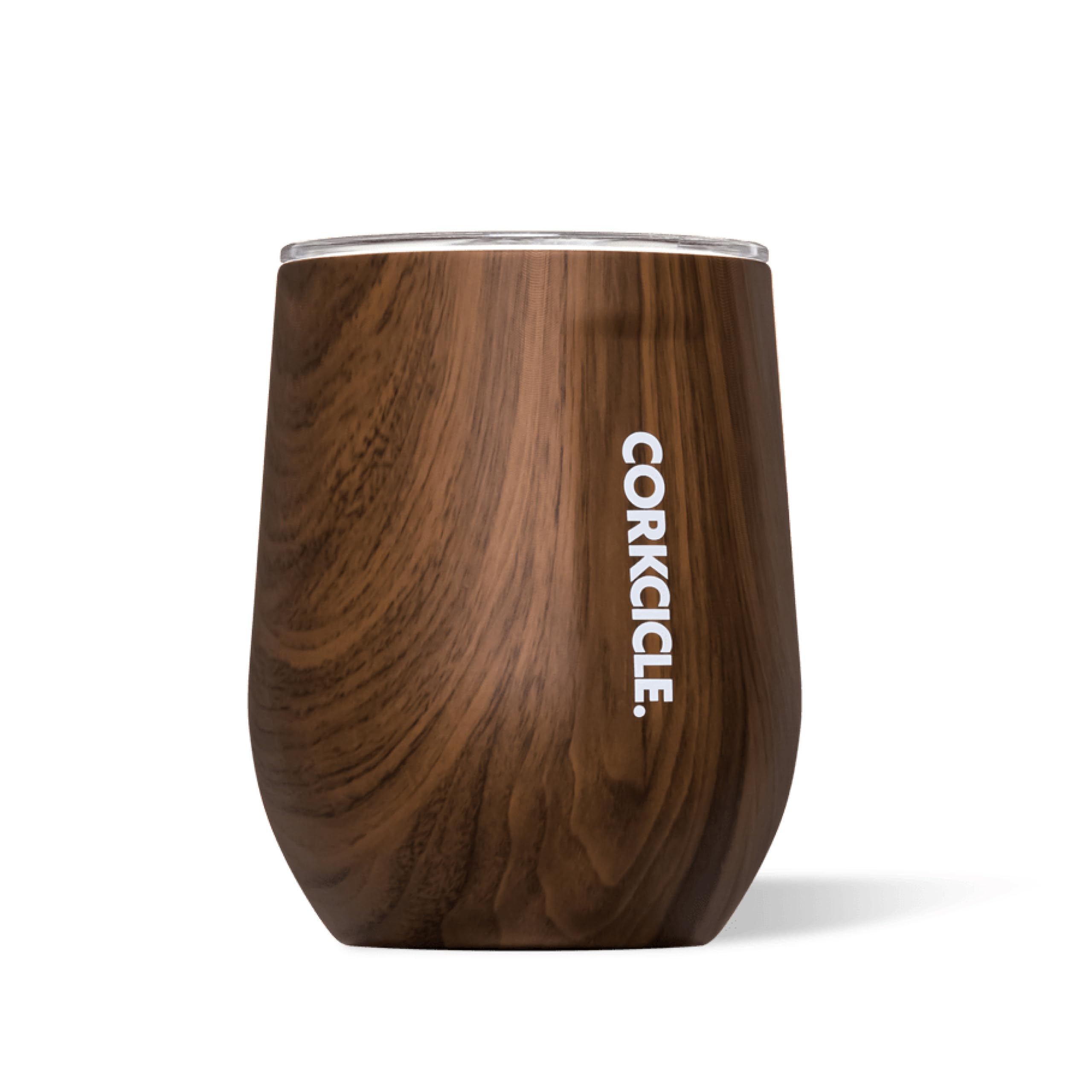 corkcicle-stemless-wine-tumbler-12-oz-walnut-wood-triple-insulated-stainless-ste image 1