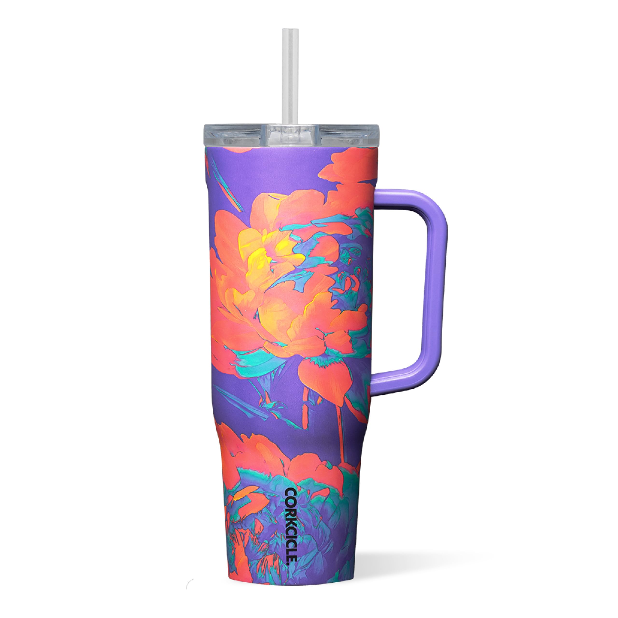 corkcicle-cruiser-insulated-tumbler-super-bloom-40-oz-triple-insulated-spill-pro image 1