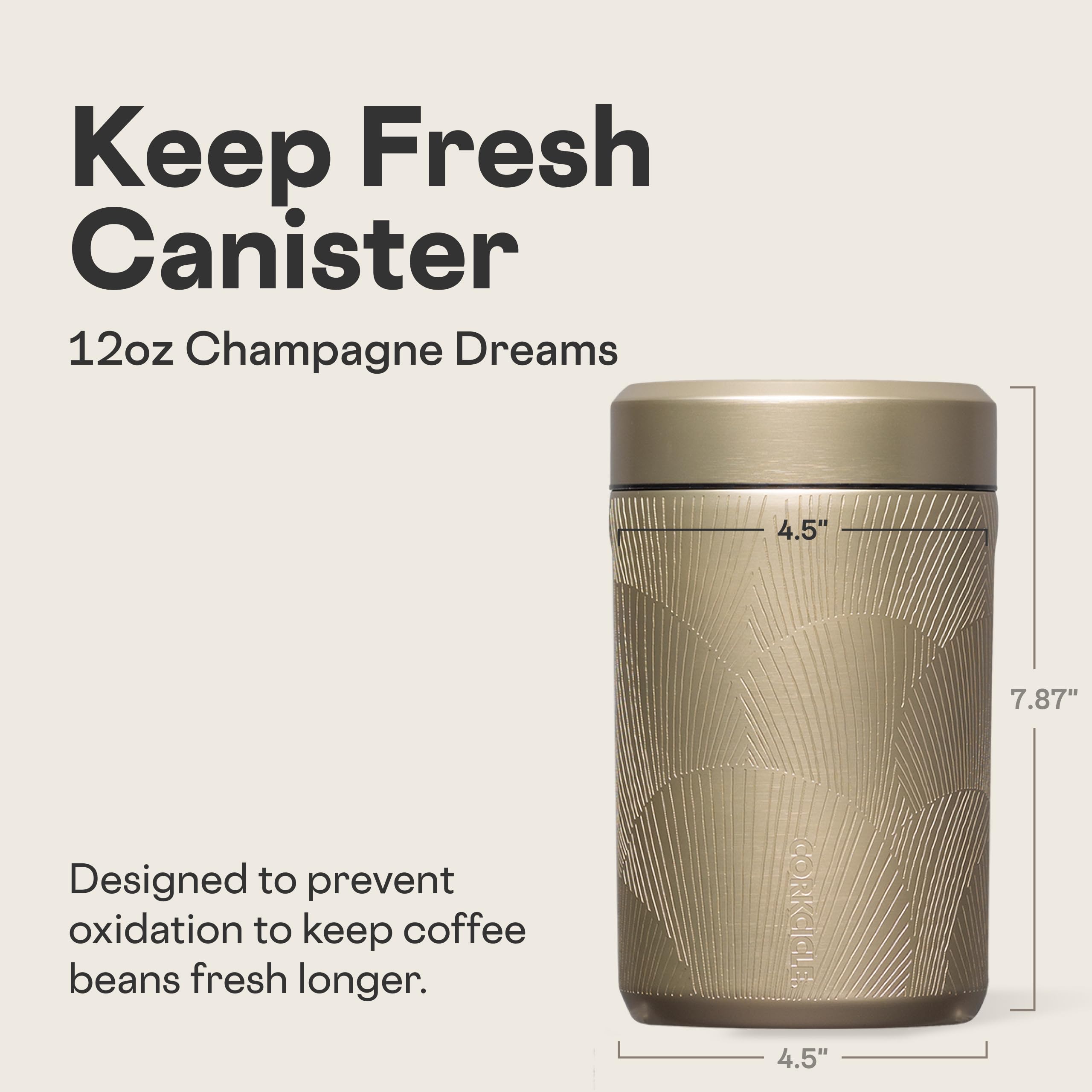 corkcicle-keep-fresh-canister-airtight-coffee-container-with-internal-air-compre image 2