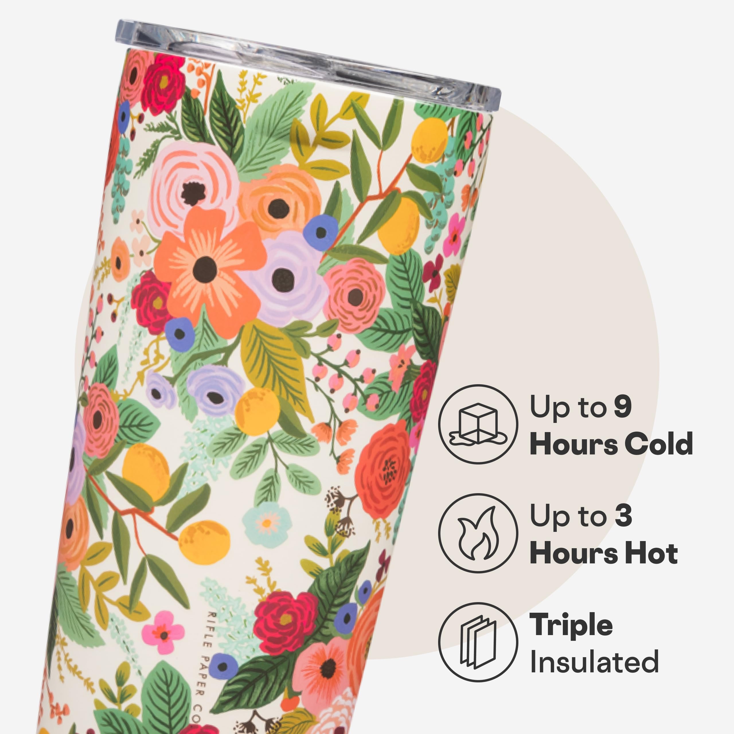corkcicle-x-rifle-paper-co-classic-insulated-coffee-mug-16-oz-garden-party-cream image 3