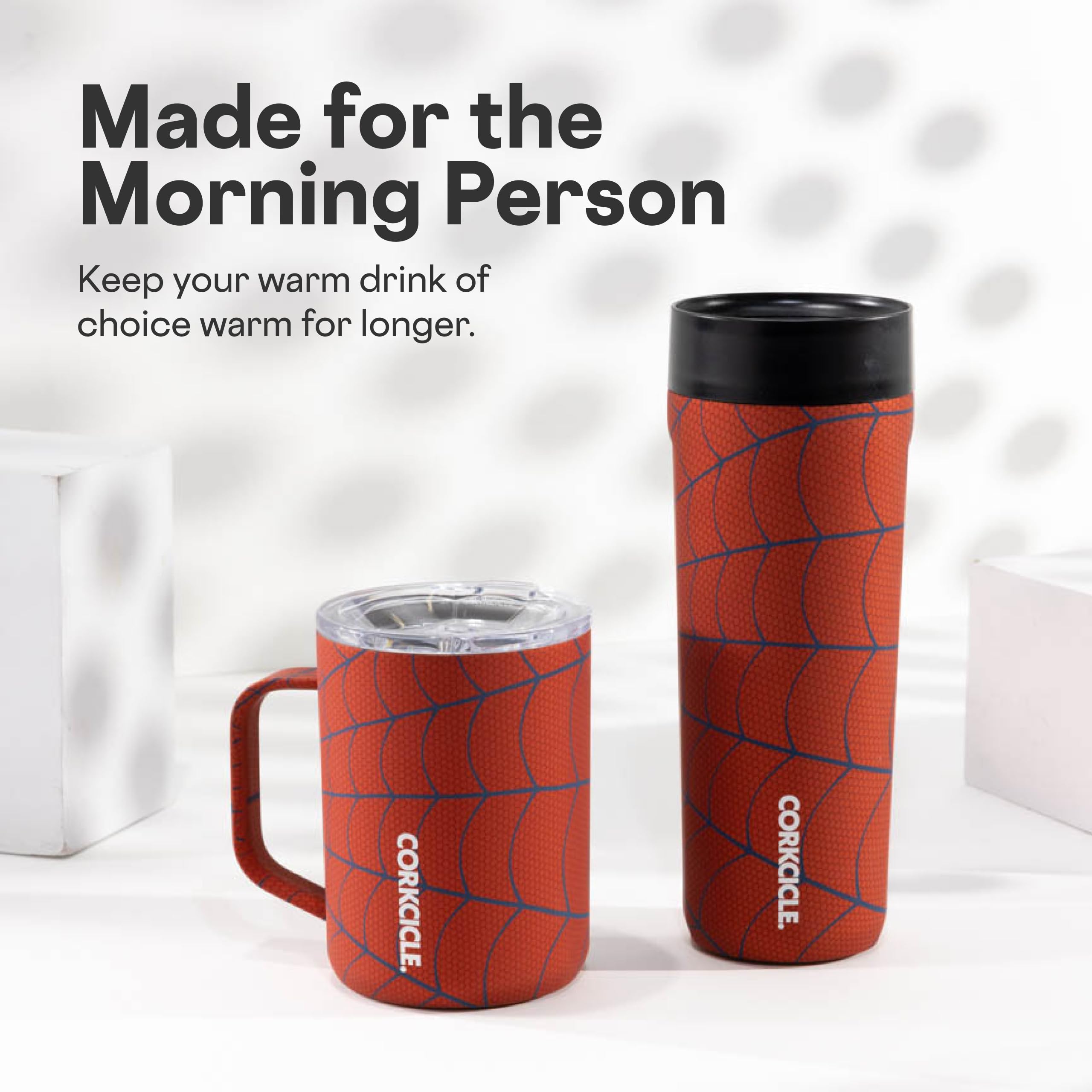 corkcicle-classic-coffee-mug-16-oz-spider-man-edition-triple-insulated-stainless image 6