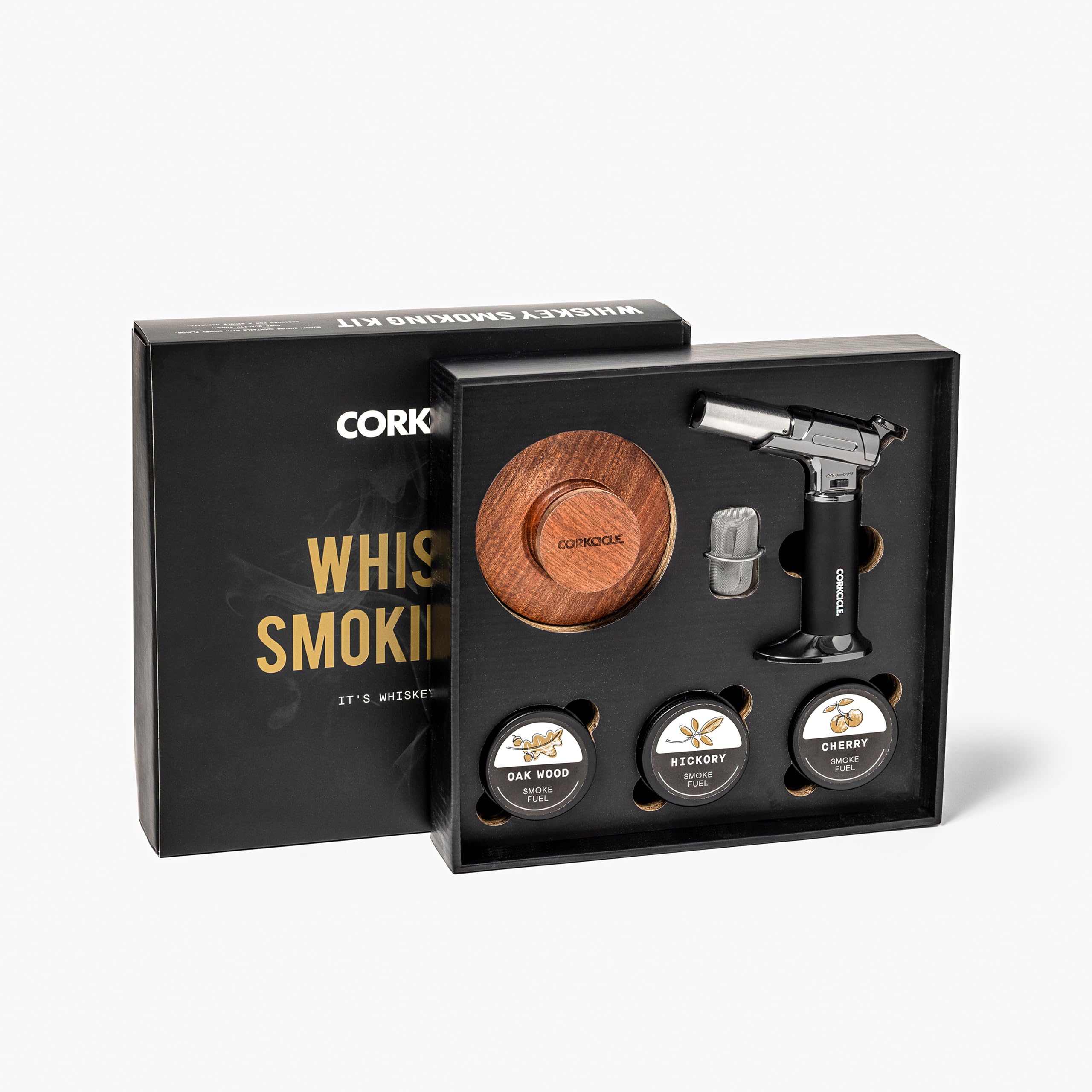 corkcicle-whiskey-smoking-kit-all-in-one-smoker-with-torch-3-wood-chips image 1