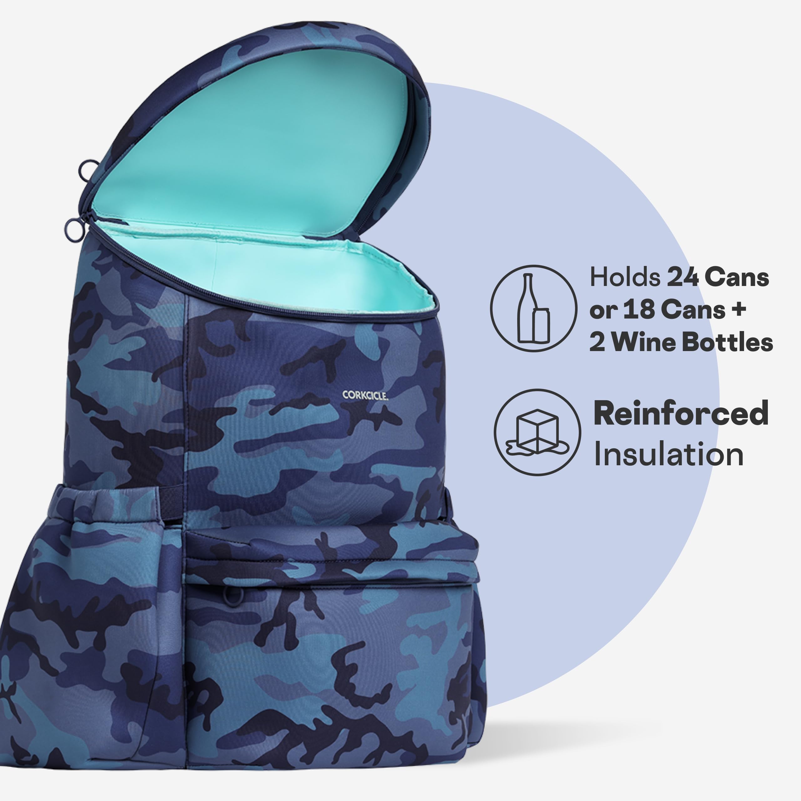 corkcicle-lotus-backpack-cooler-bag-15-5-x-17-holds-24-cans image 3