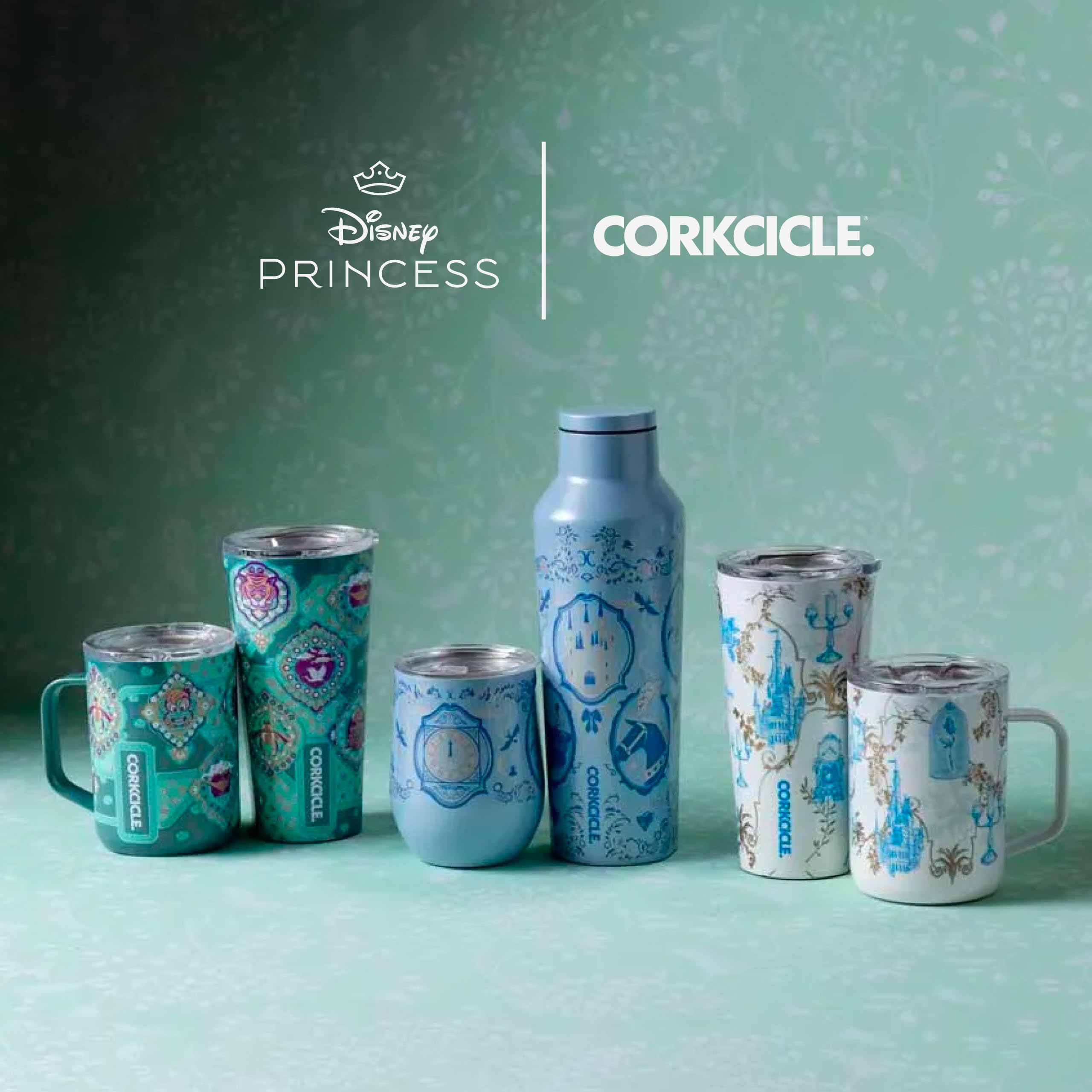 corkcicle-classic-coffee-mug-16-oz-princess-belle-triple-insulated-stainless-ste image 7