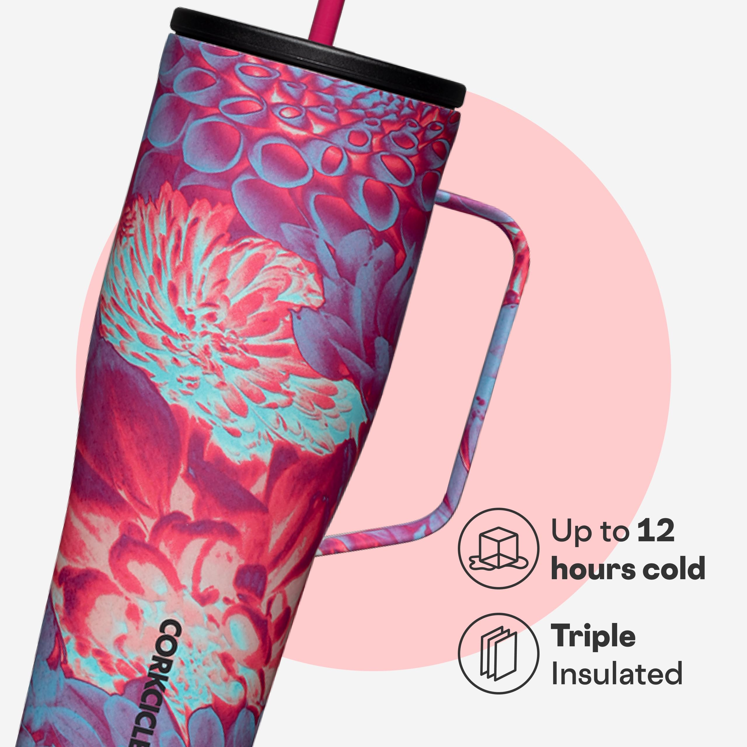corkcicle-cold-cup-xl-with-handle-dopamine-floral-30-oz-triple-insulated-spill-p image 3