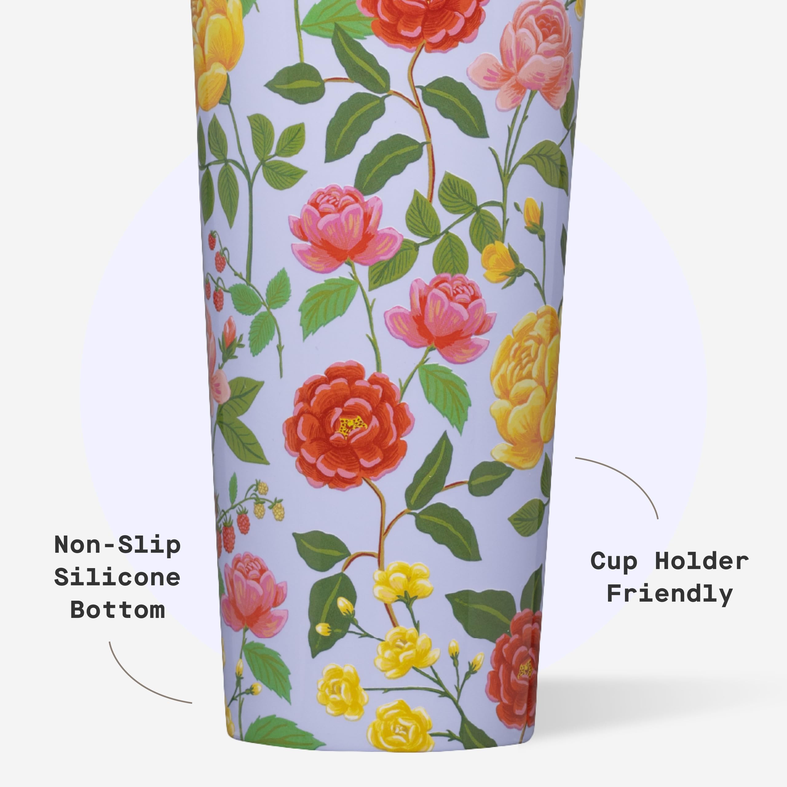 corkcicle-x-rifle-paper-co-cold-cup-24-oz-roses-purple-insulated-tumbler-with-li image 5